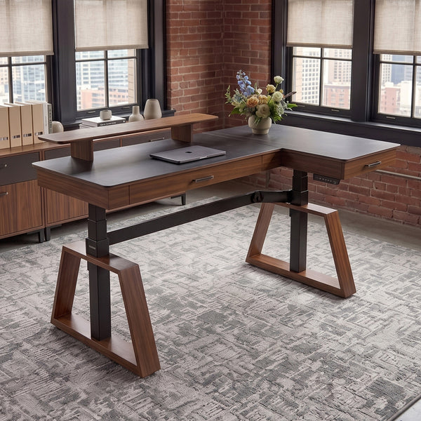Ark Pro L-Shaped Standing Desk (63"x23")