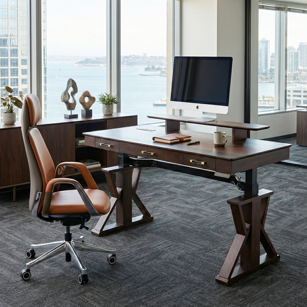 Ark SWS Pro Executive Standing Desk (63"x29")