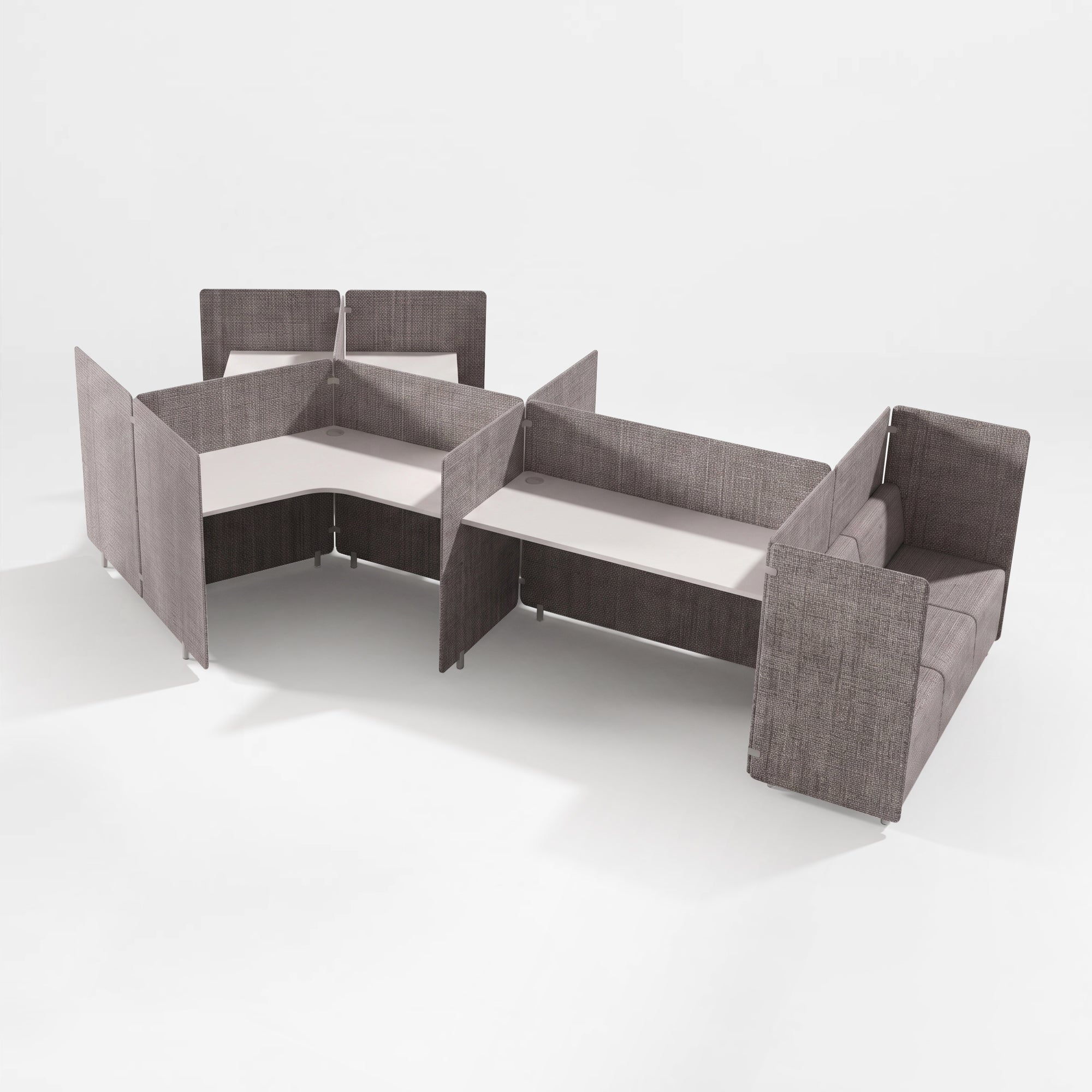 Modular Corner Workstation