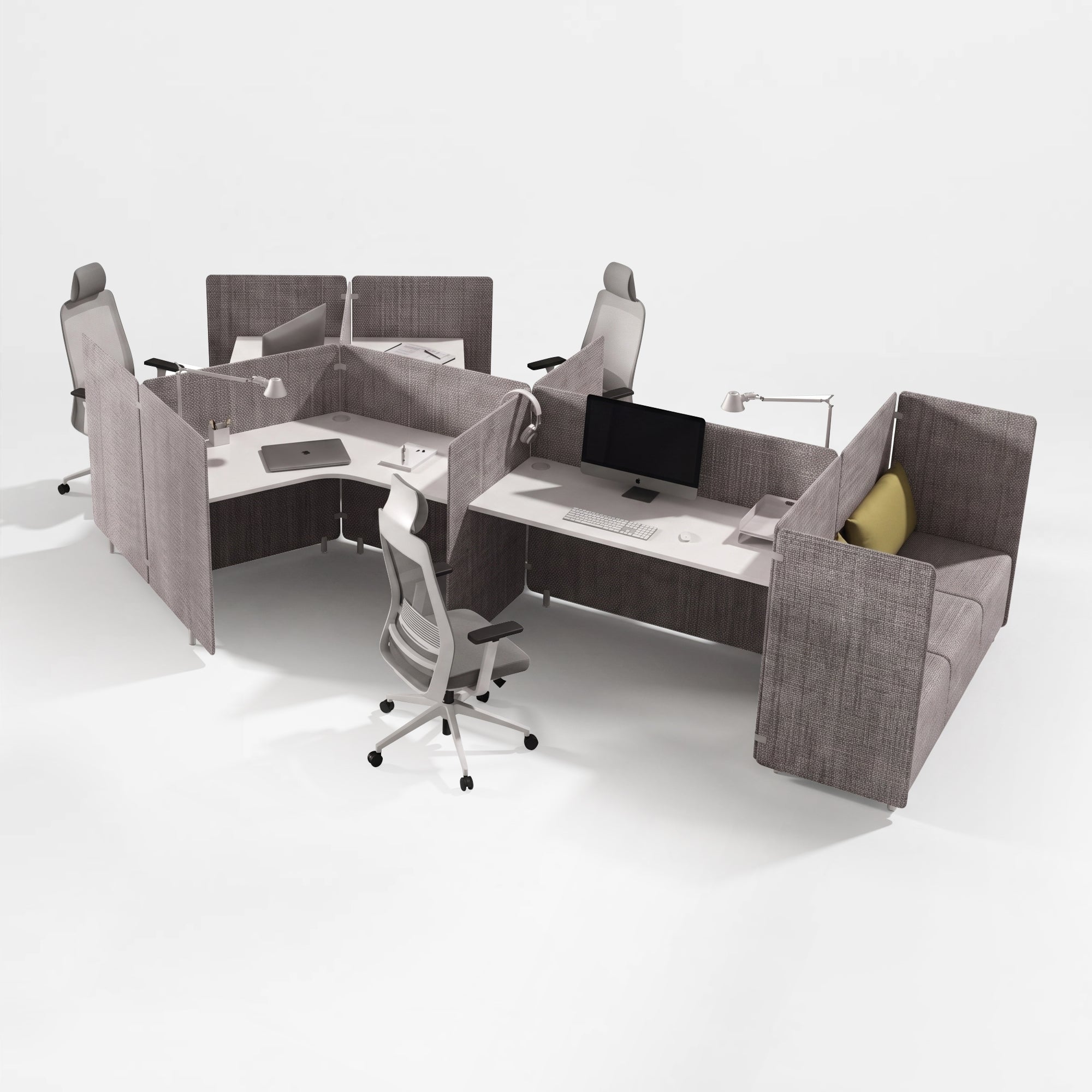 Modular Corner Workstation