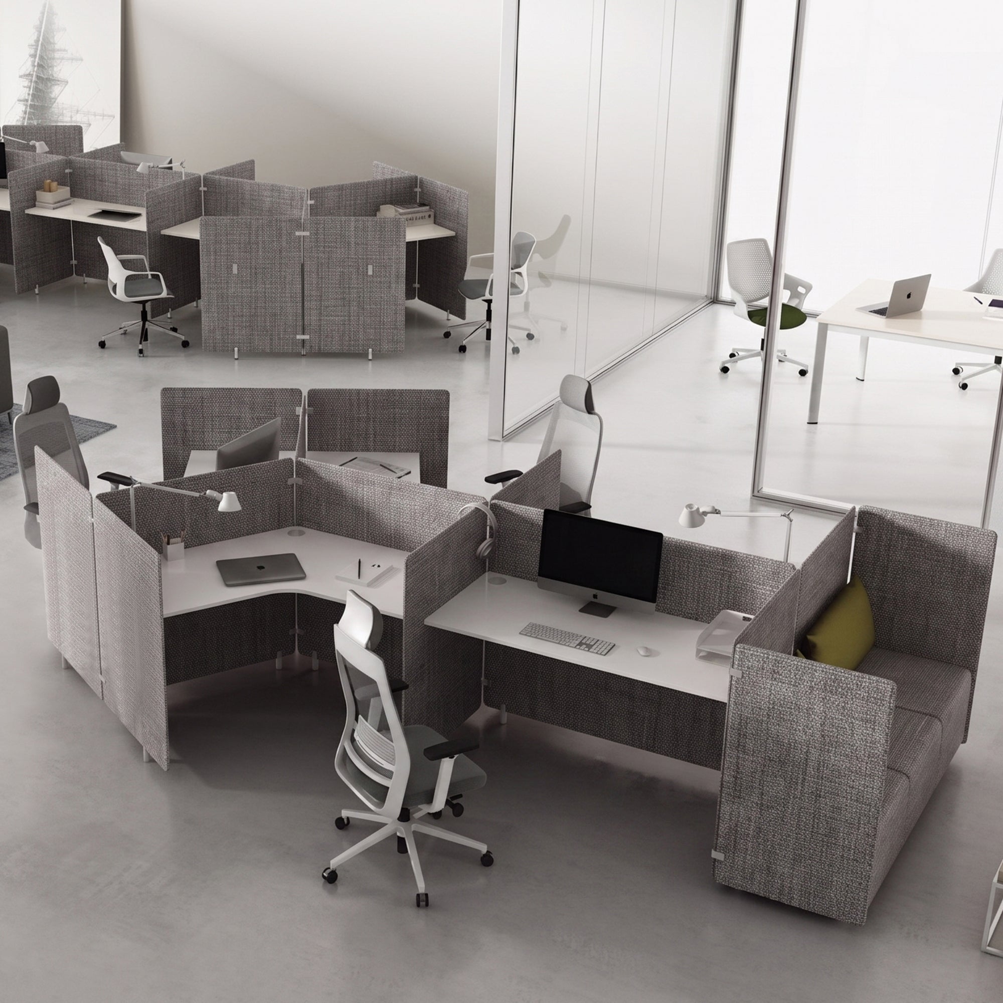 Modular Corner Workstation