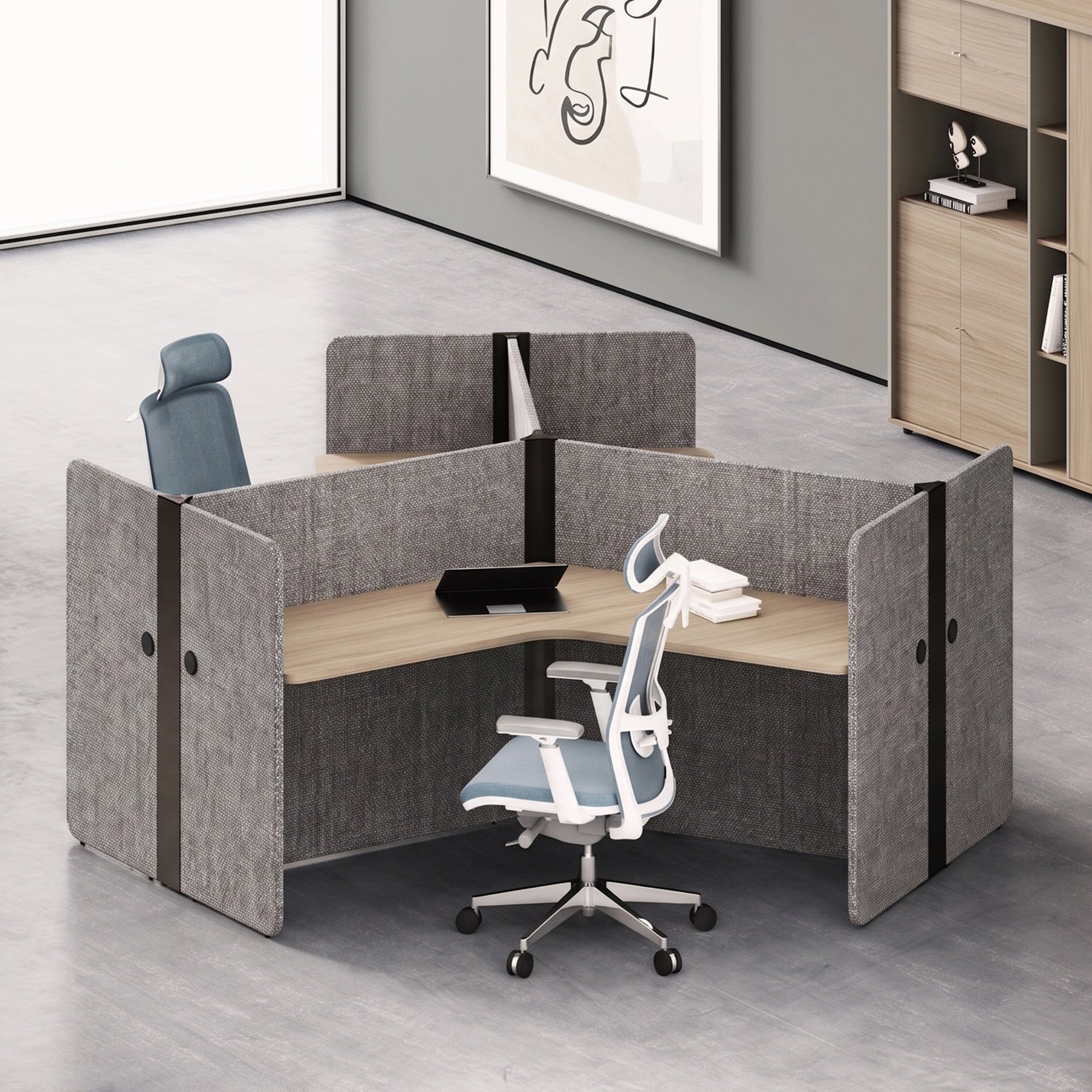 Modular Corner Workstation