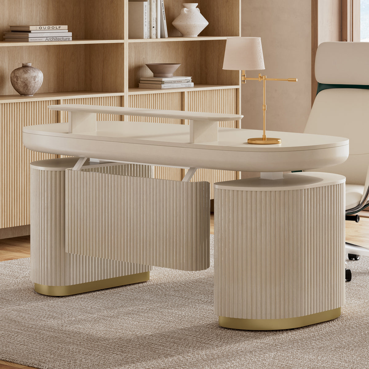 Opal Executive Office Desk (66"x29")