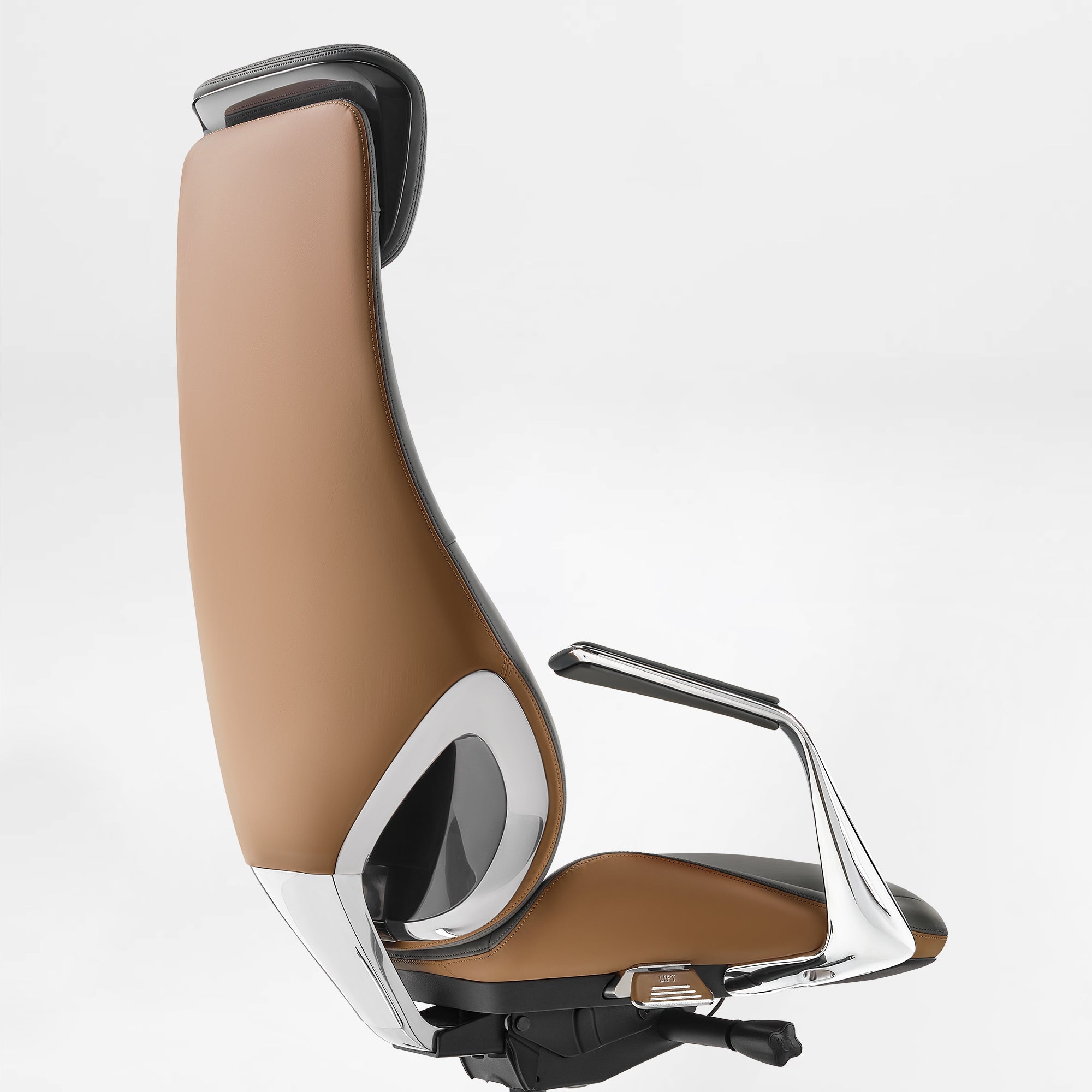 Serene Aaron, Genuine Leather Executive Office Chair
