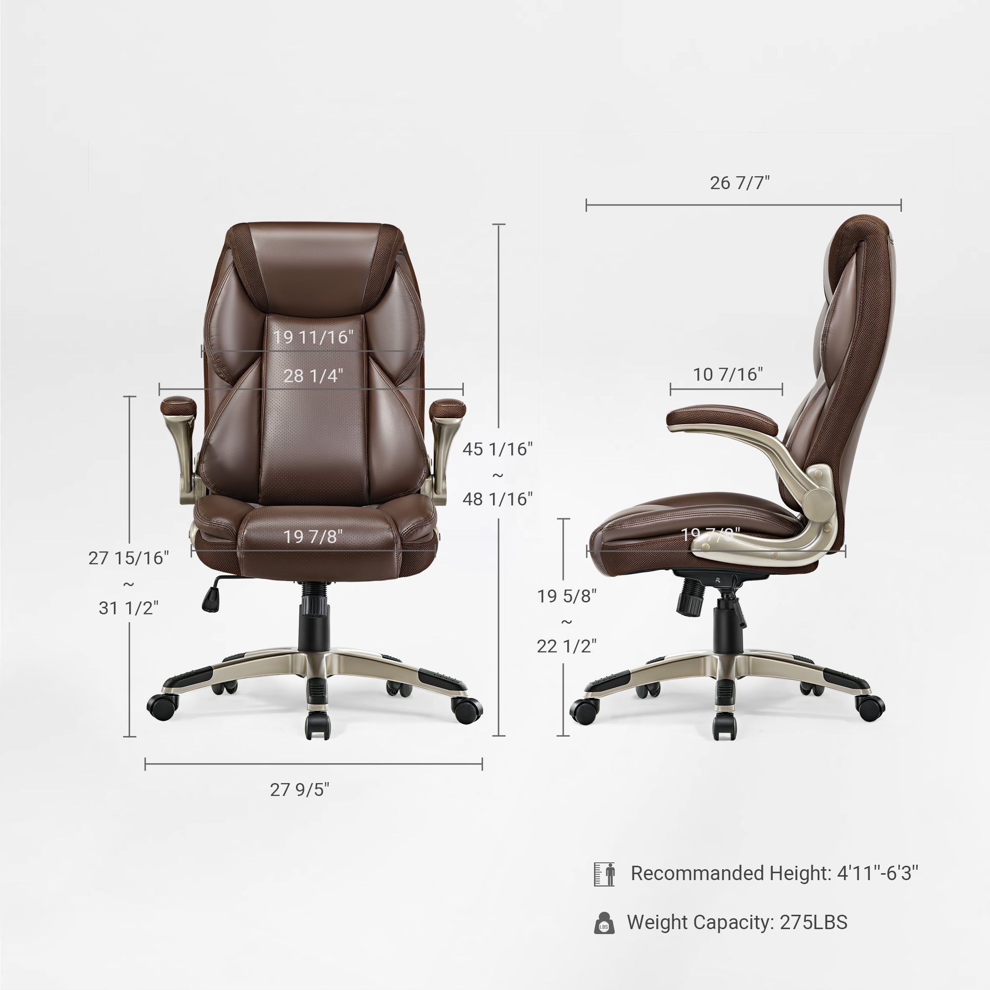 Galene, Faux Leather Office Chair