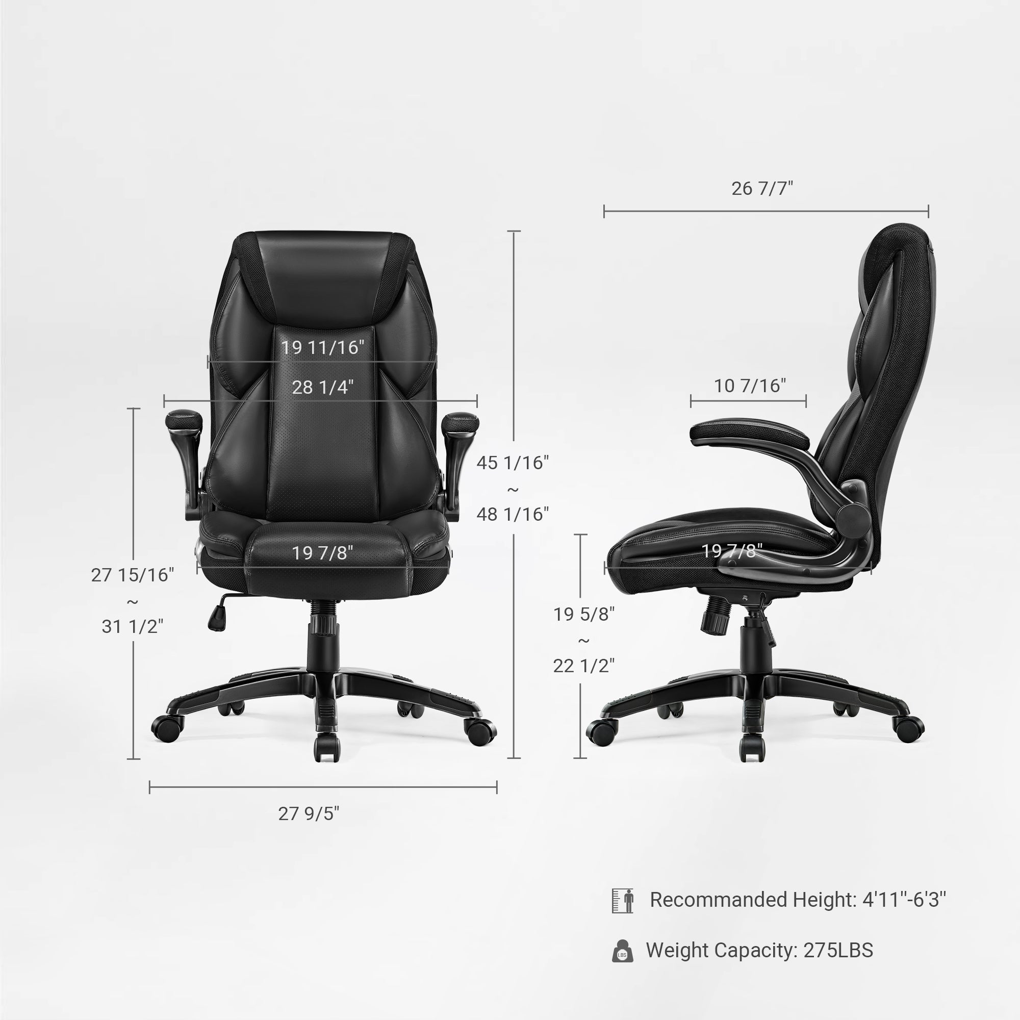 Galene, Faux Leather Office Chair