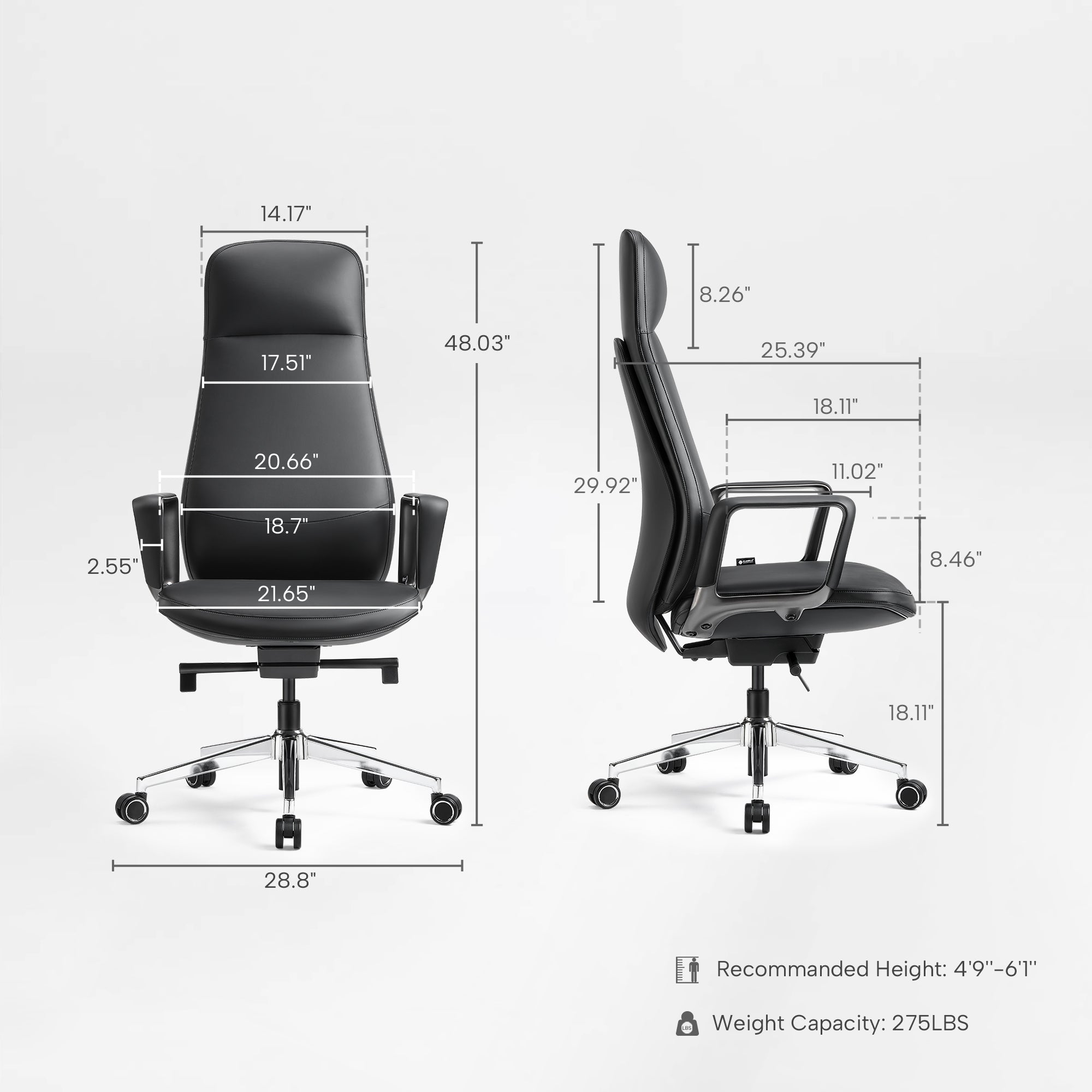 Alto, Silicone Leather Executive Office Chair