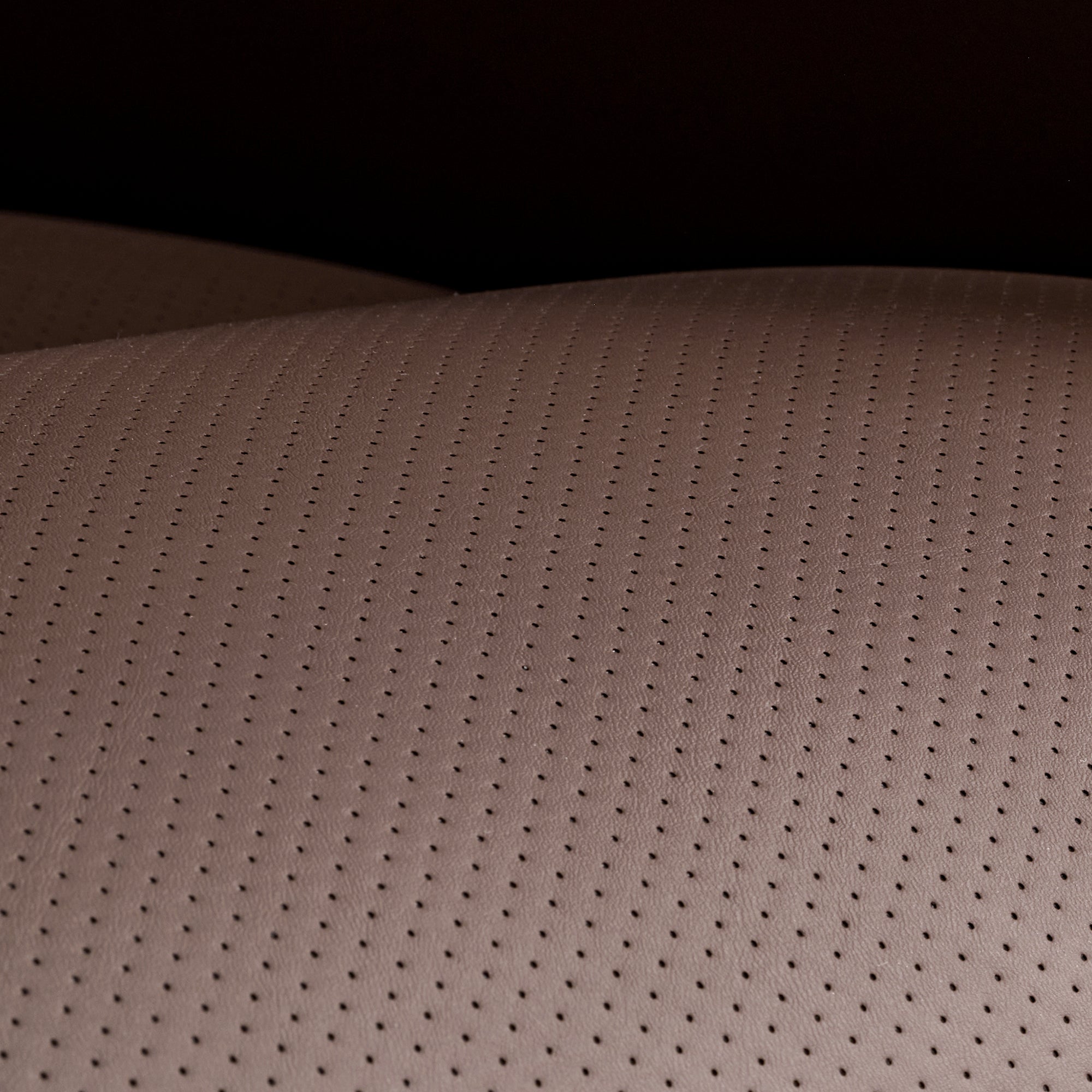 Royal Executive Office Chair Cloud Cotton Cushion - Soft, Perforated Brown Leather for Comfort.