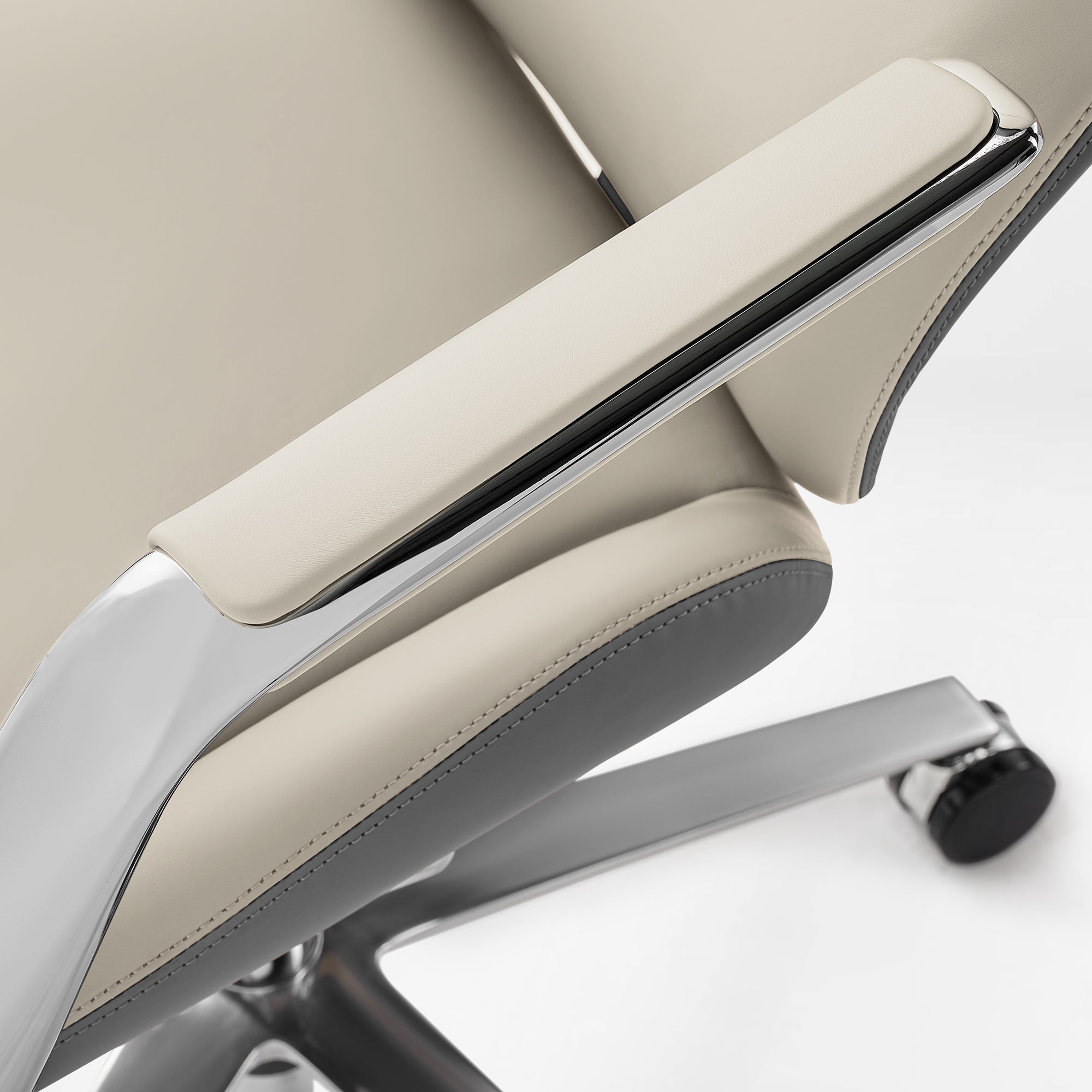 Serene Aaron, Genuine Leather Executive Office Chair