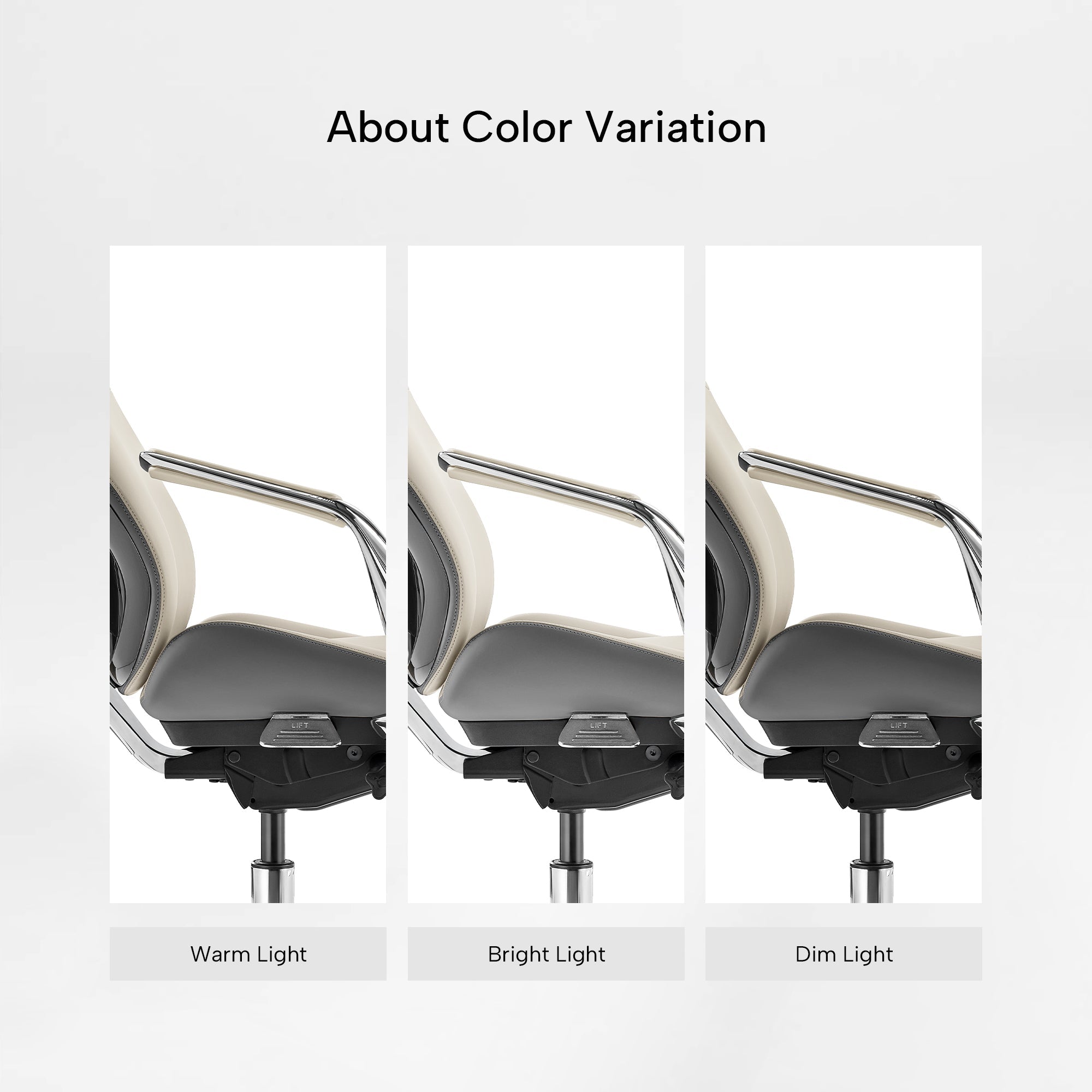 Serene Aaron, Genuine Leather Executive Office Chair