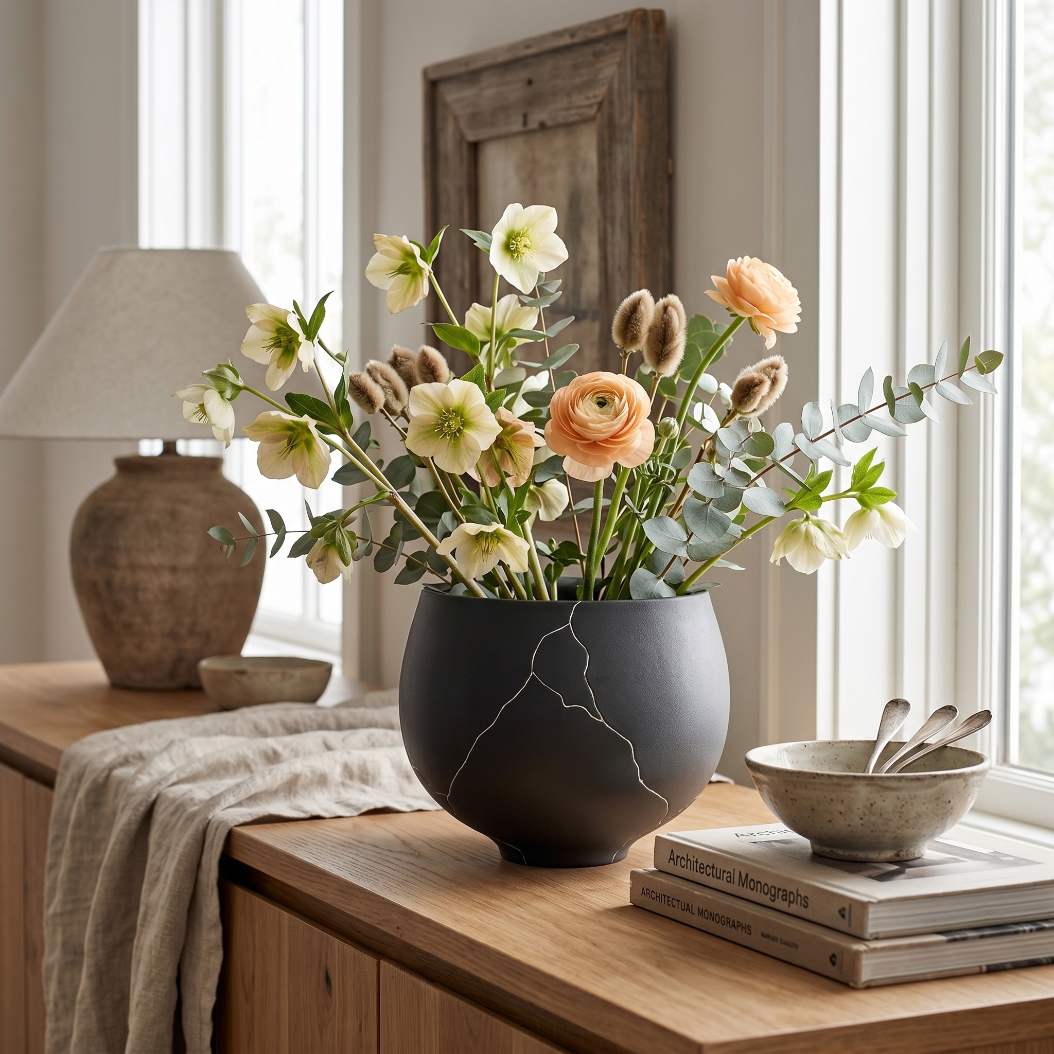 HD-09-B, 4''/5''/6''/10''H, Flower Vase