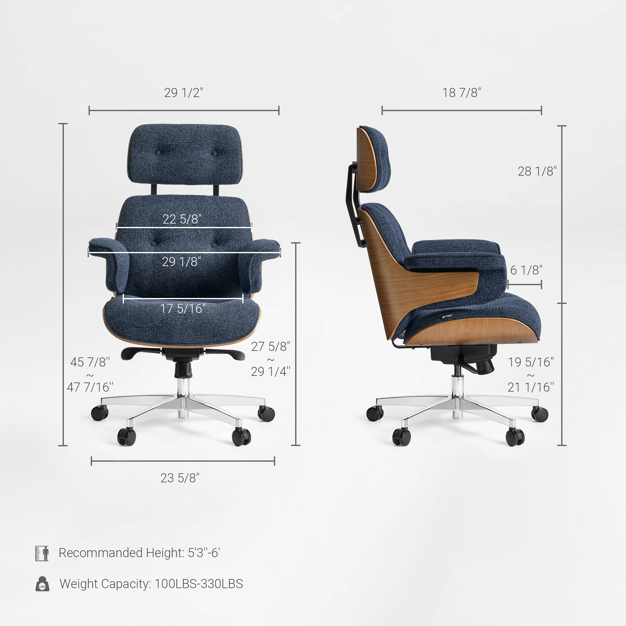 Mathias, Napa Leather Executive Office Chair