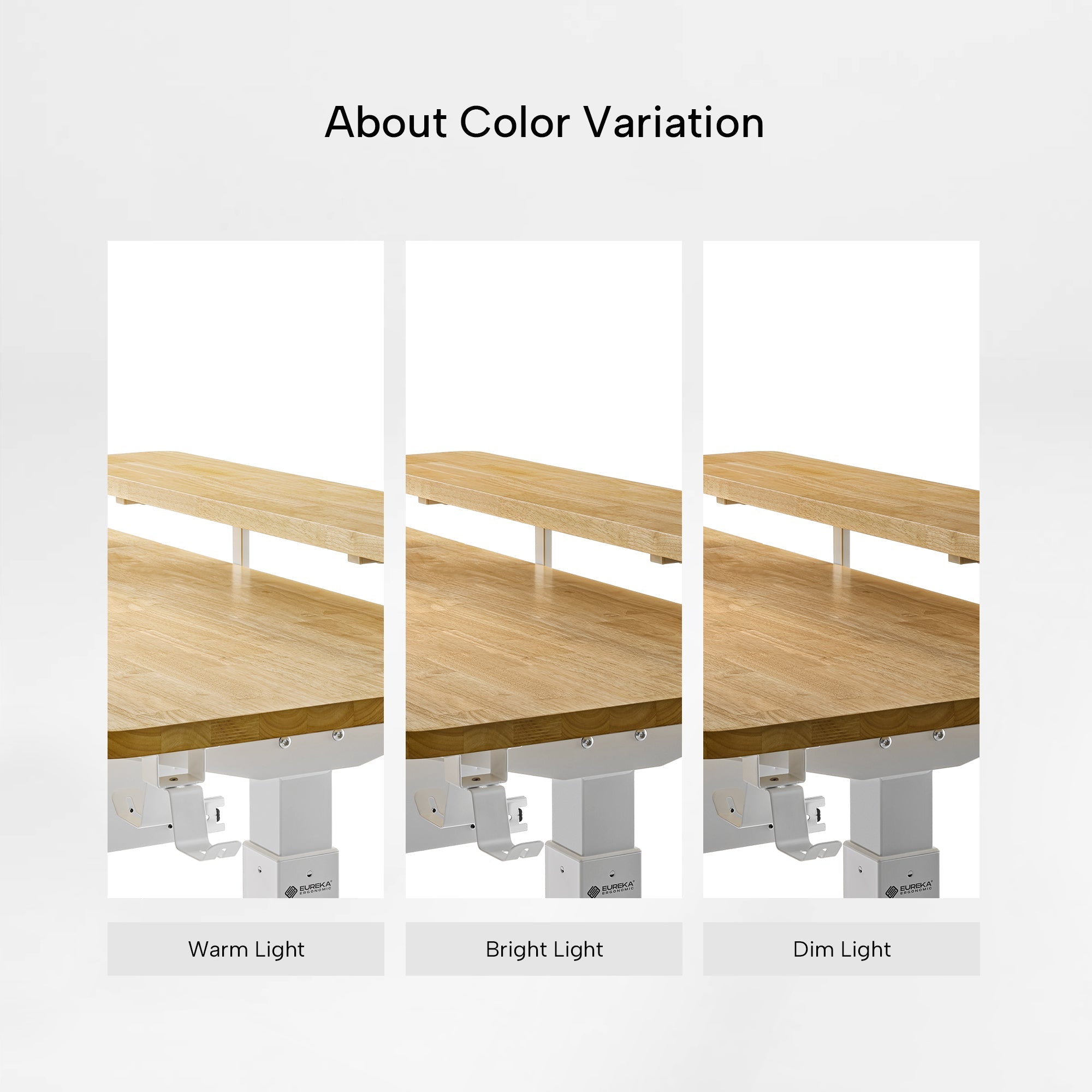 L-Shaped Standing Desk with Accessories Set (60"x23")