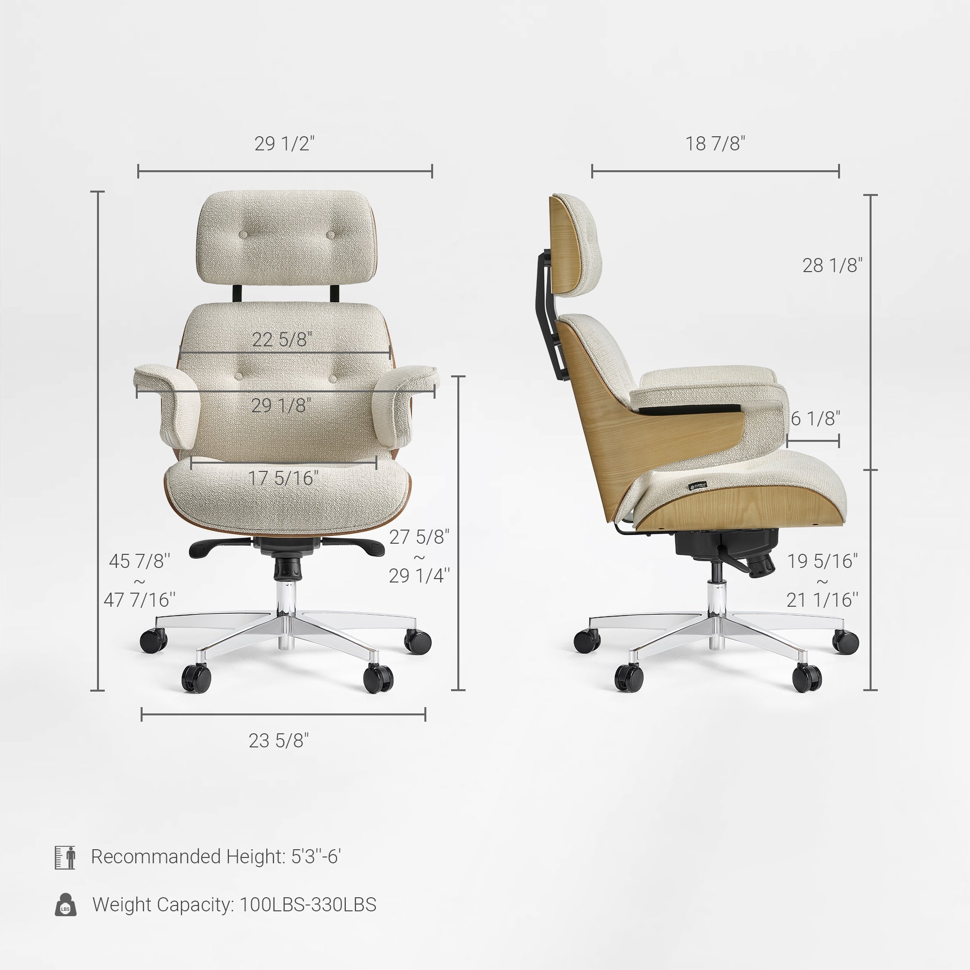 Mathias, Napa Leather Executive Office Chair