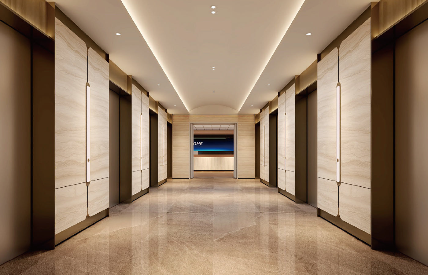 <strong>Elevator Lobby & Reception</strong>