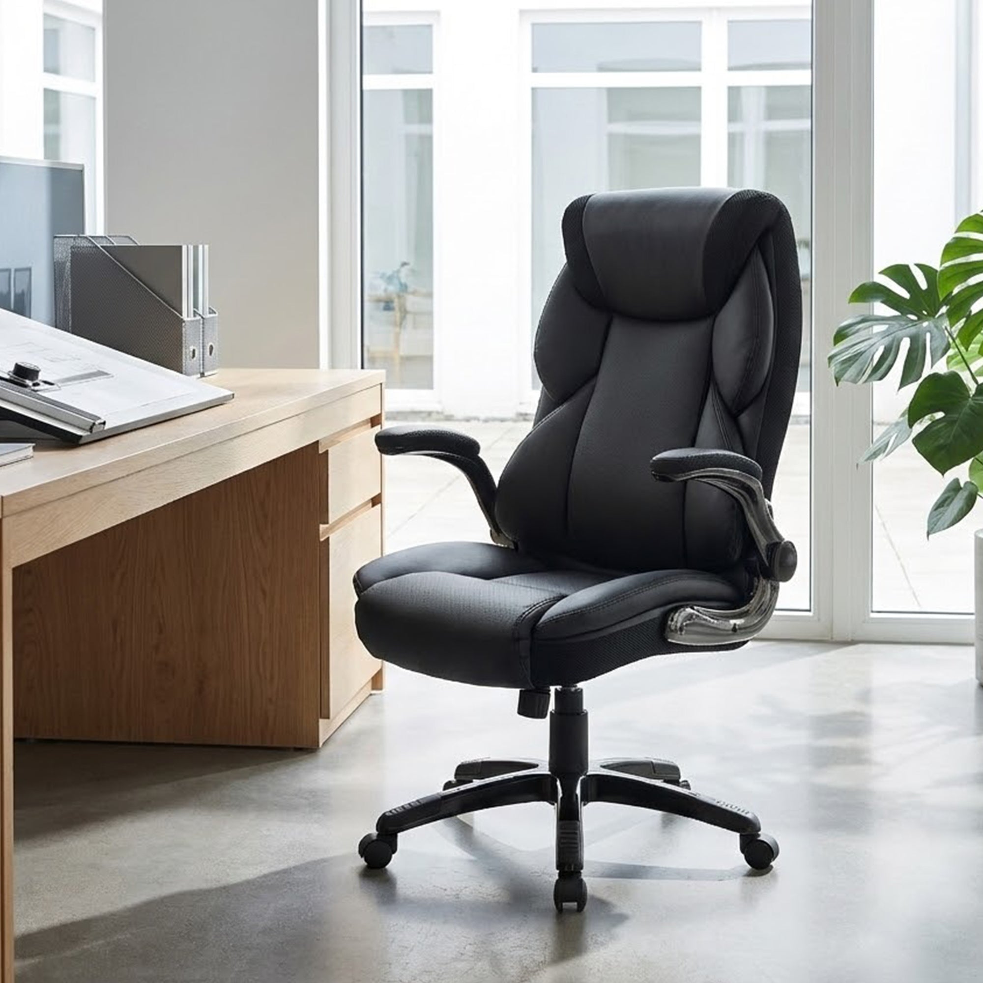 Galene, Faux Leather Office Chair