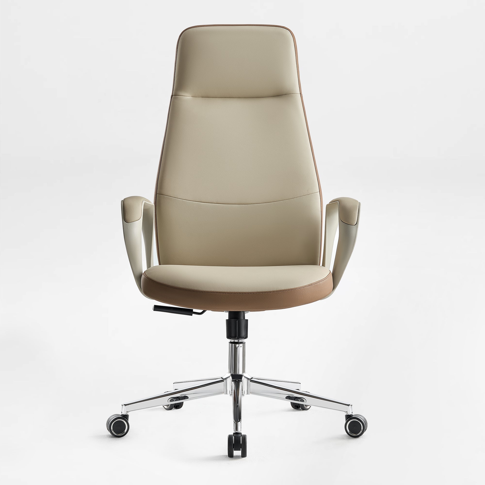 Eureka Ergonomic Clara Faux leather executive office chair front view