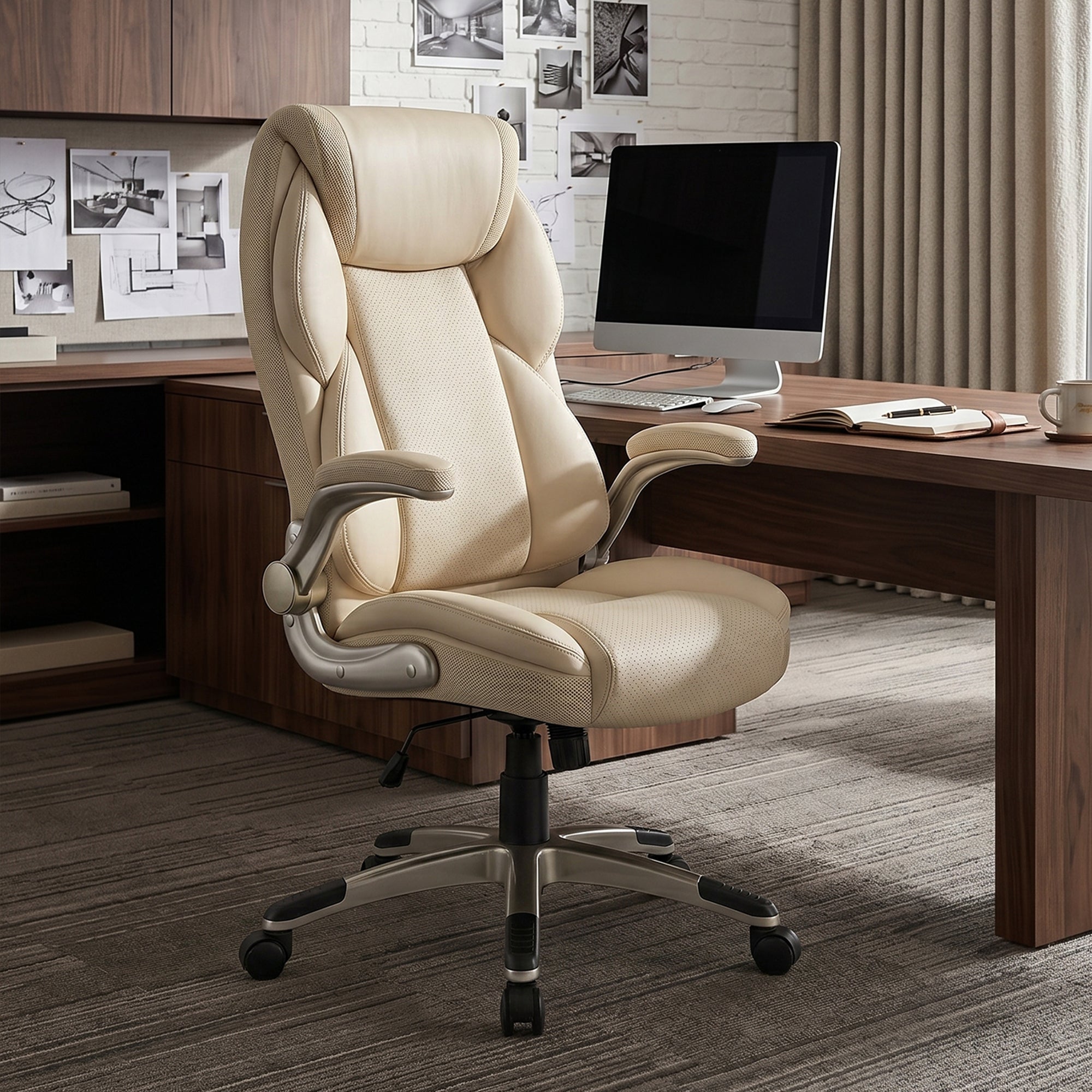 Galene, Faux Leather Office Chair