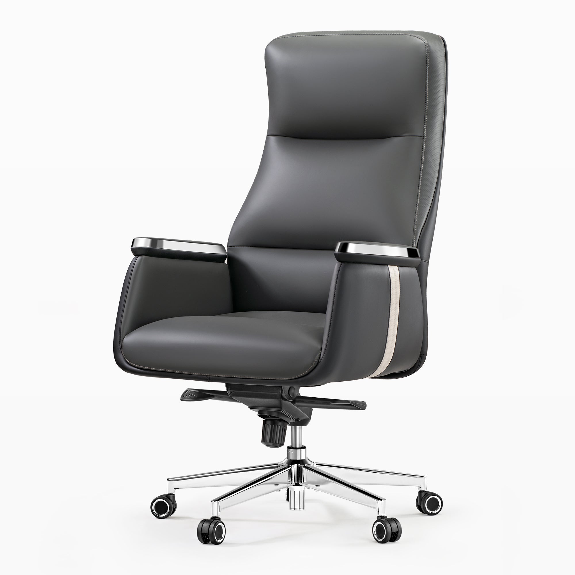 Royal II, Silicone & Leather Executive Ergonomic Office Chair