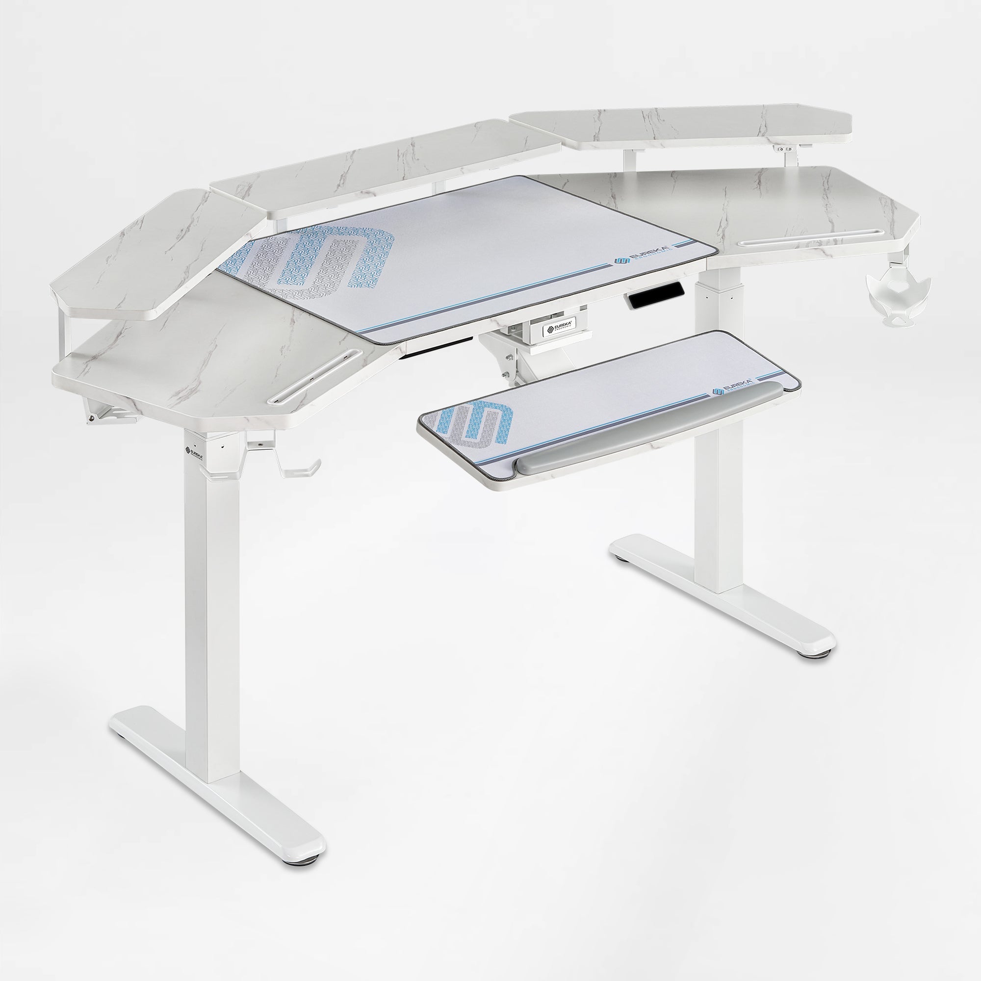 Faux Marble Mult-task Standing desk