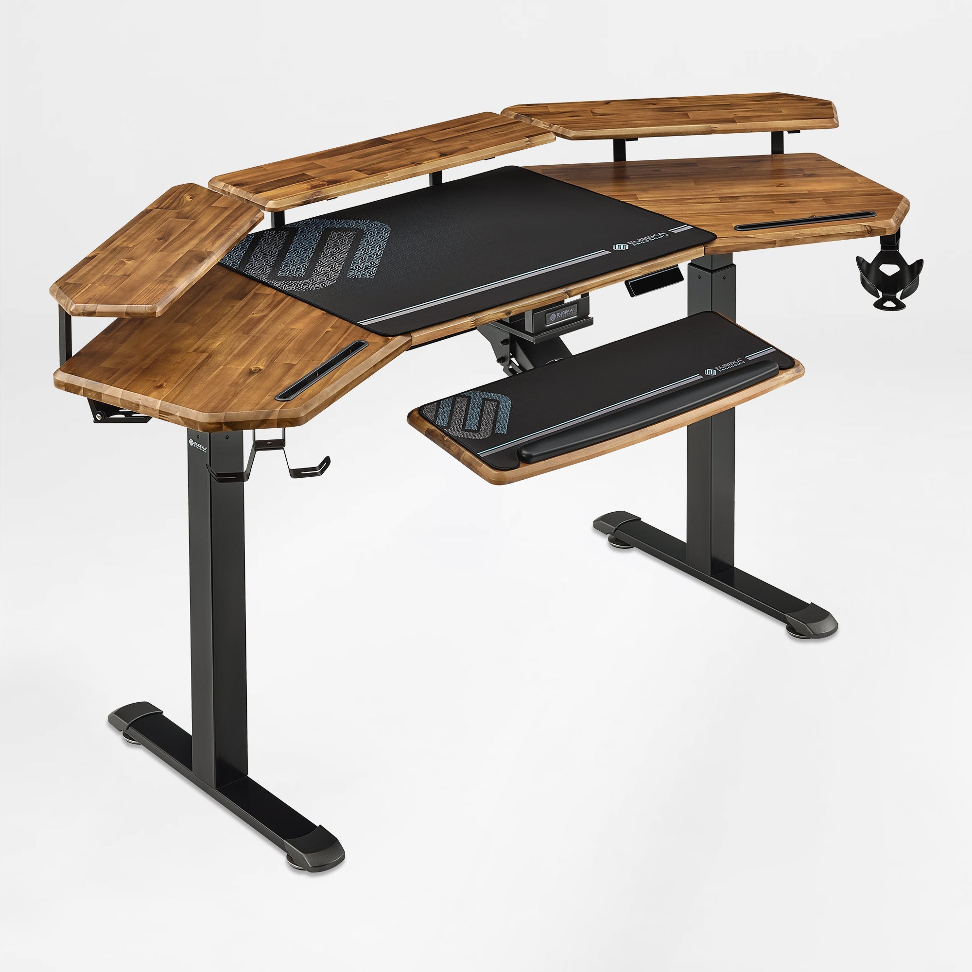  Dark Acacia  solid wood standing desk