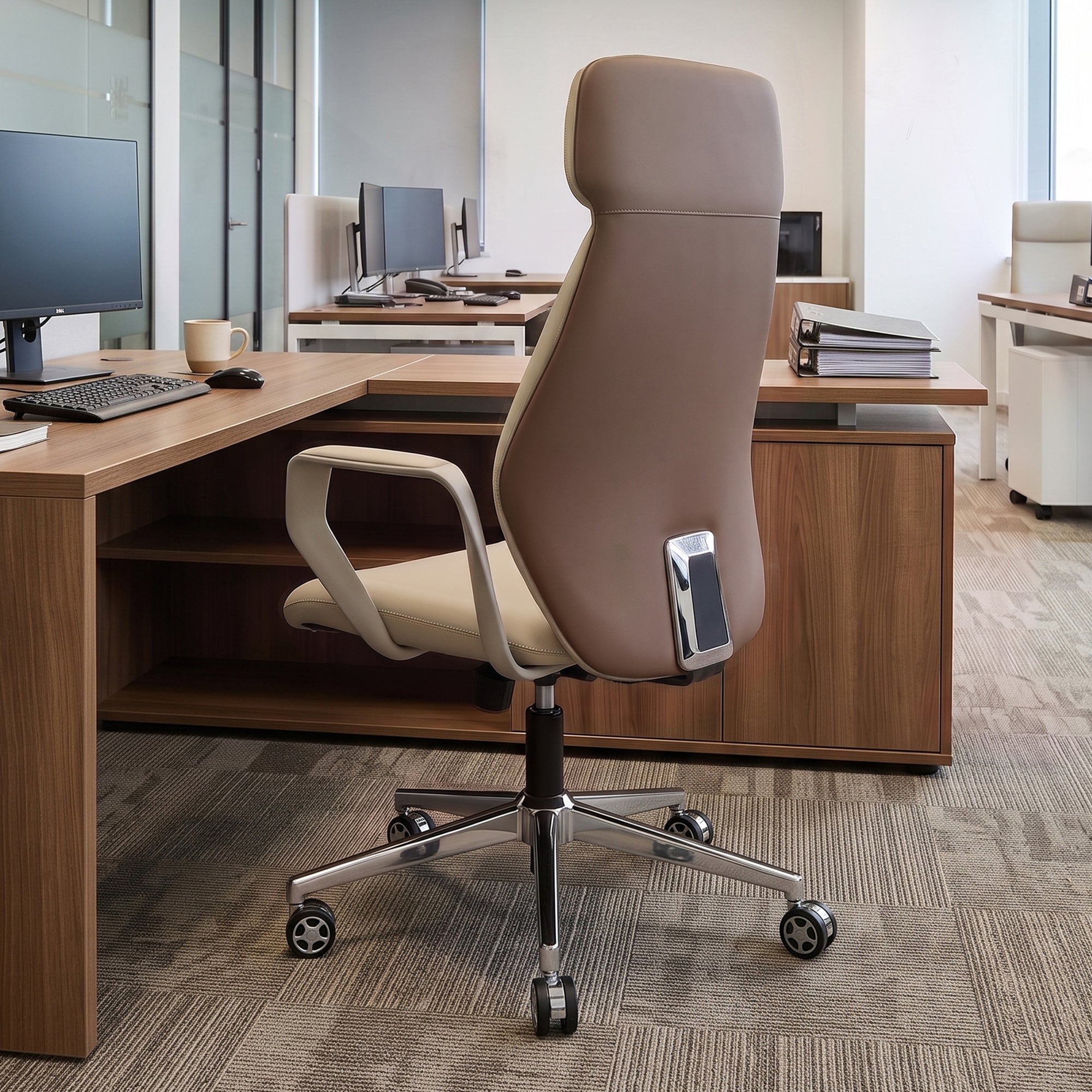 Aric, Faux Leather Executive Office Chair