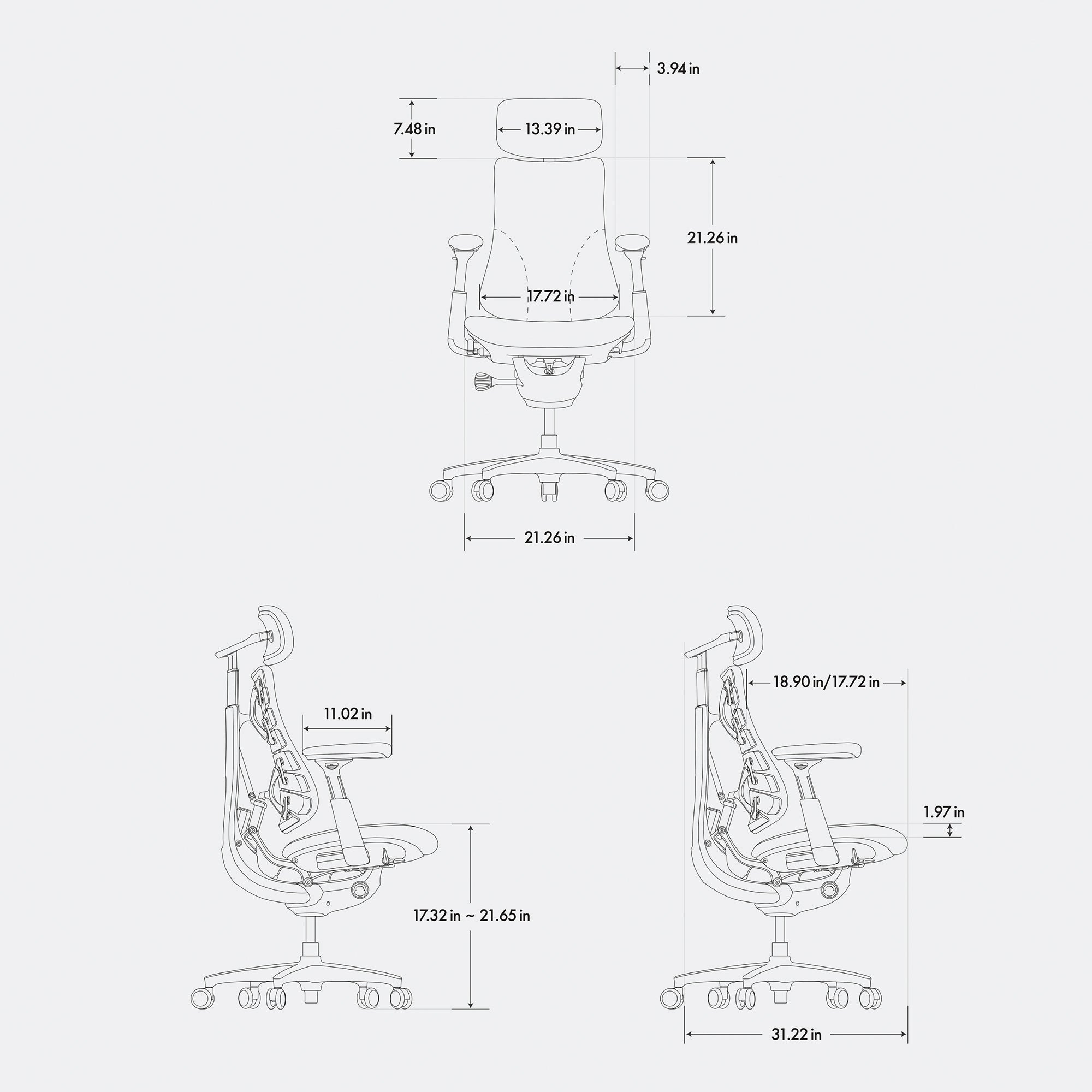 LiberNovo Omni, Ergonomic Office Chair