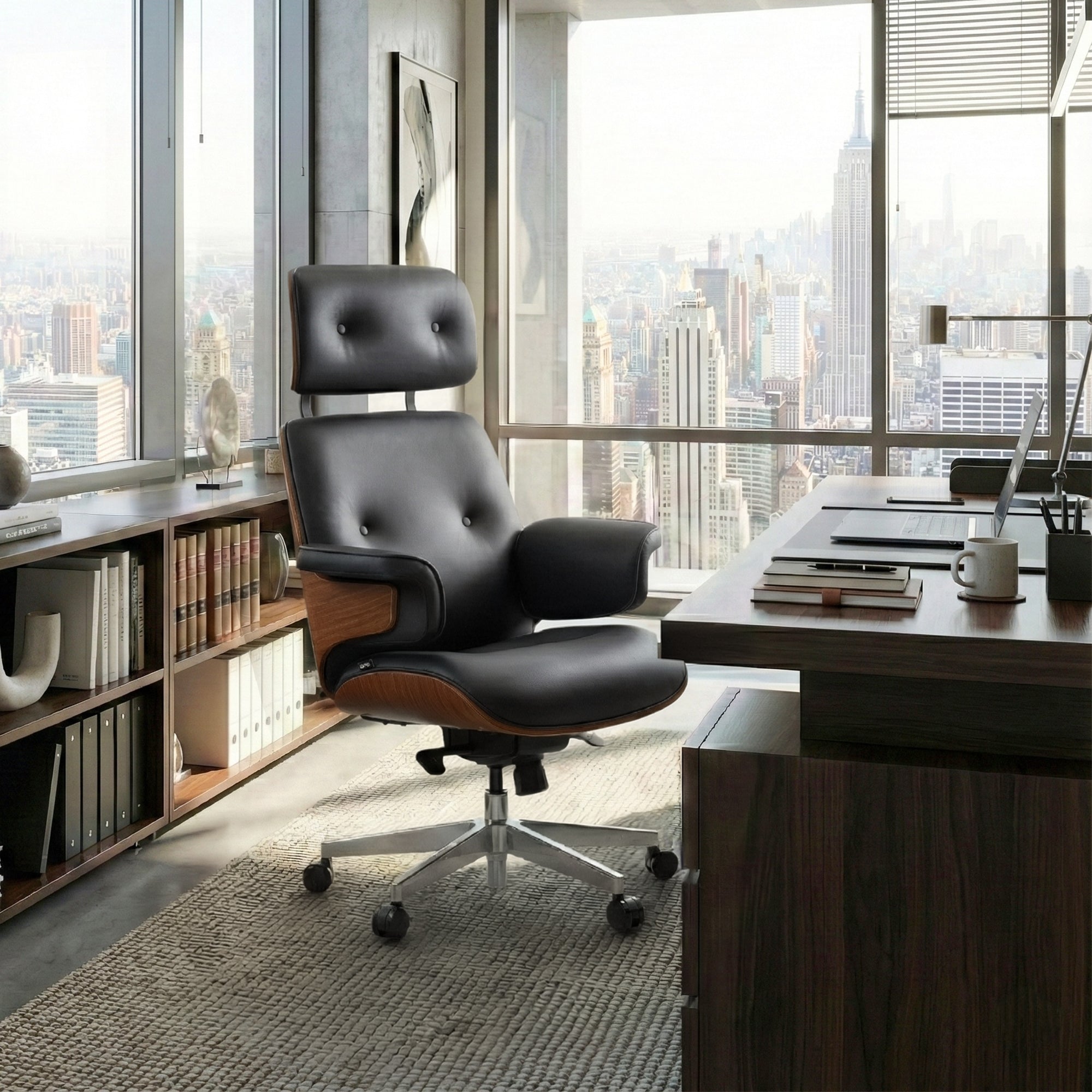 Mathias, Napa Leather Executive Office Chair