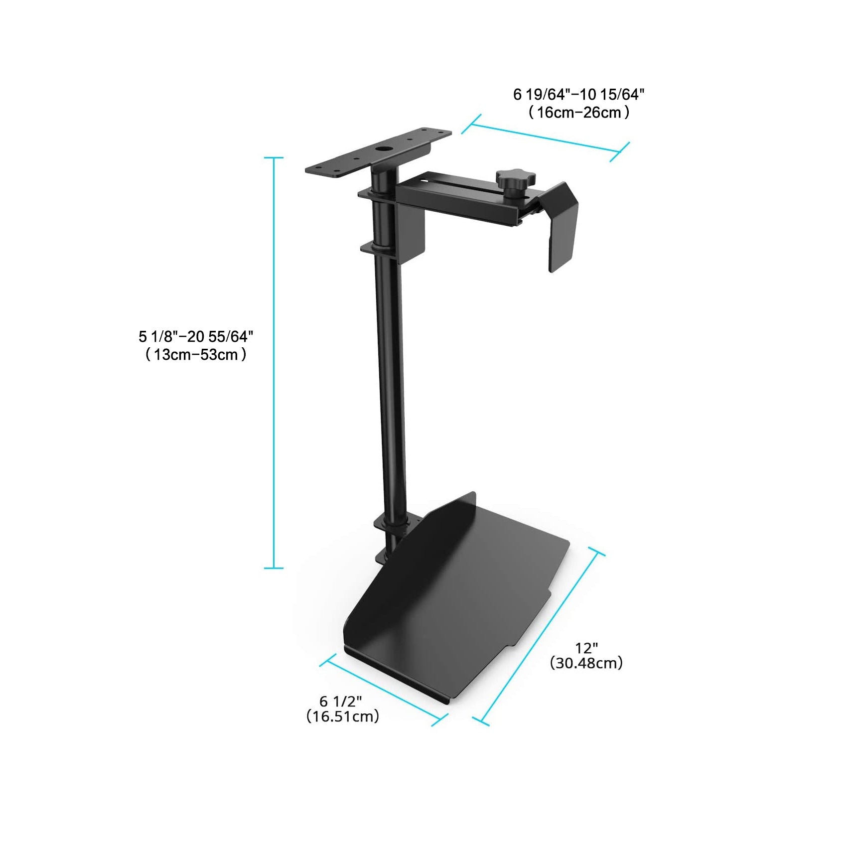 Knob-operated Adjustable CPU Holder