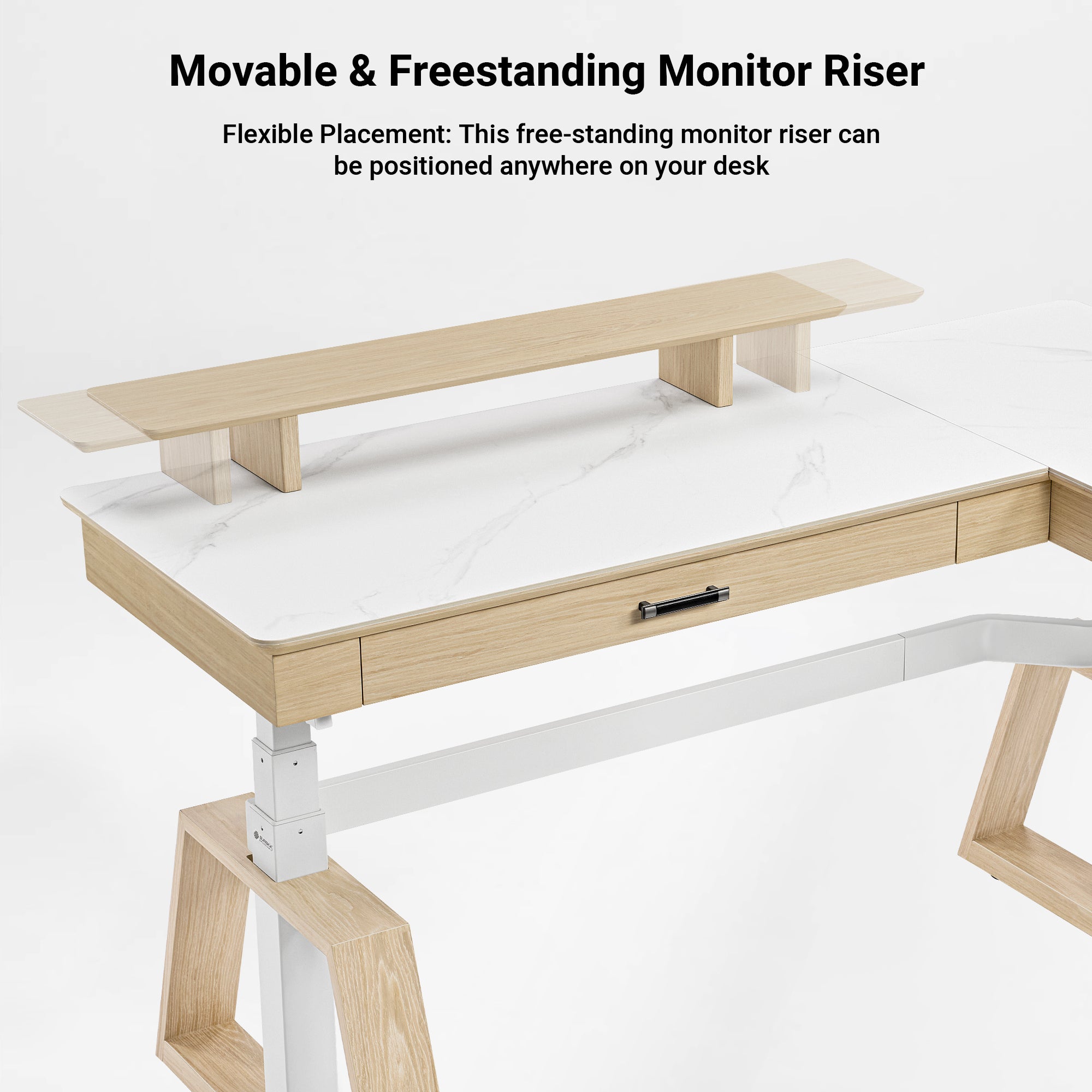 Ark Pro L-Shaped Standing Desk (63"x23")