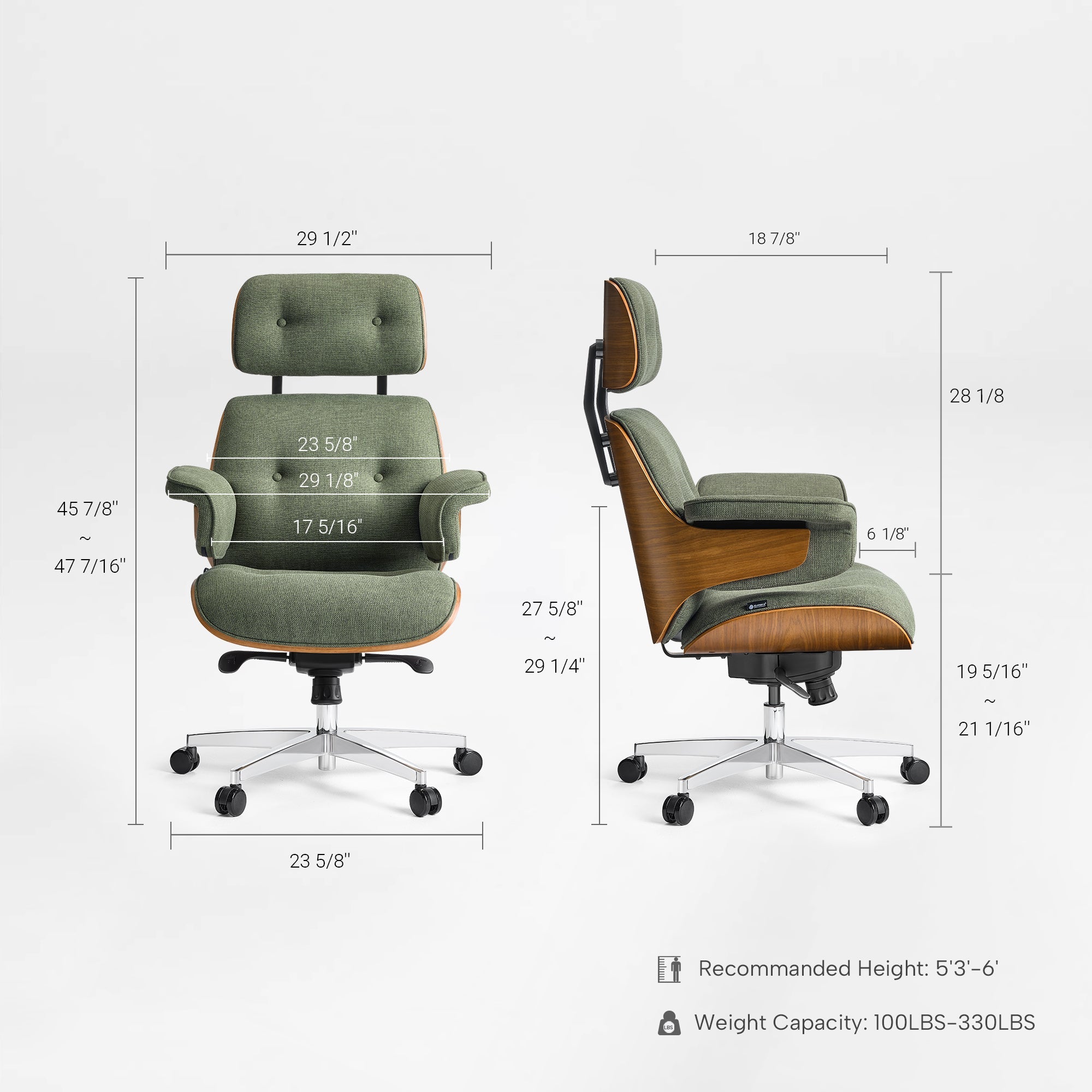 Mathias, Napa Leather Executive Office Chair