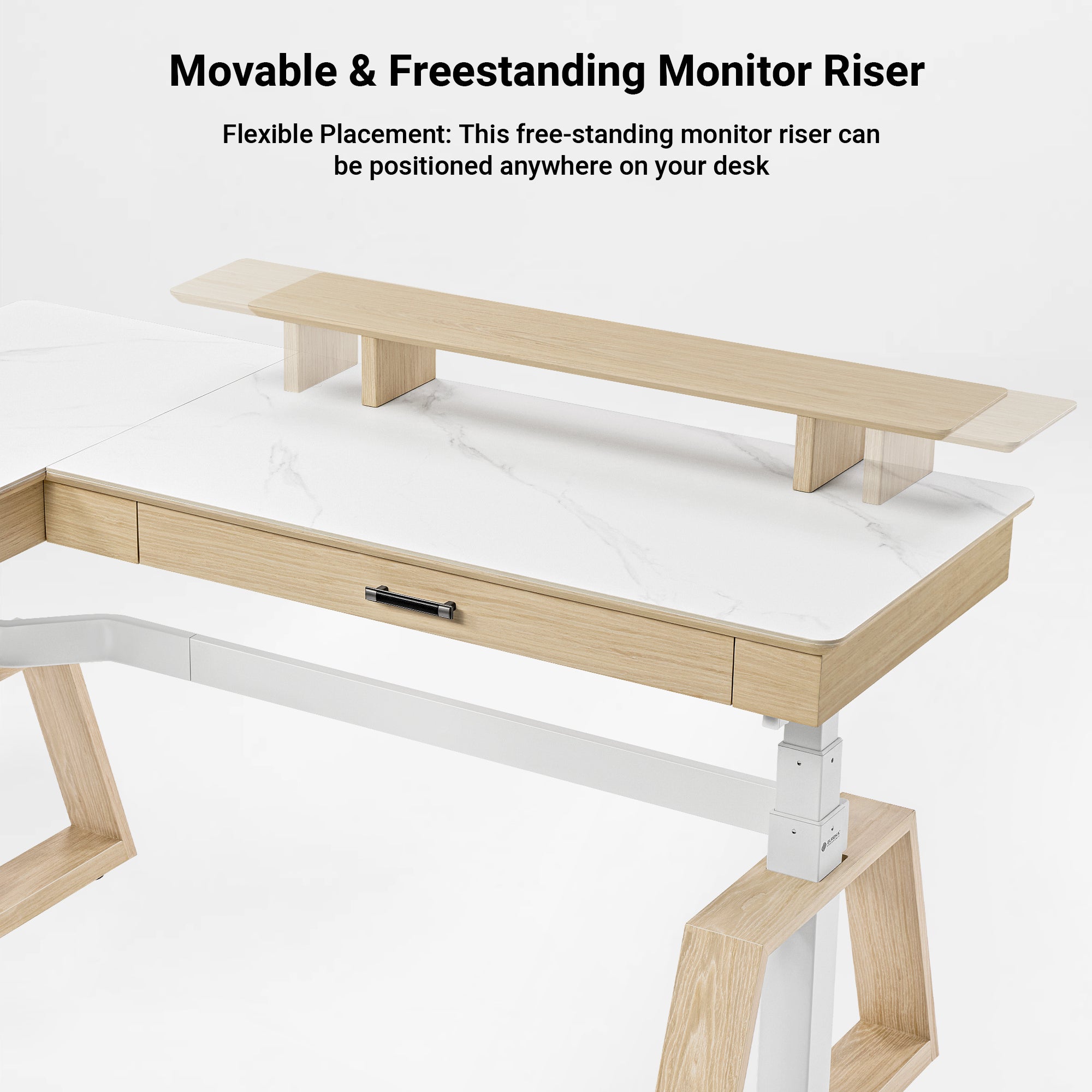 Ark Pro L-Shaped Standing Desk (63"x23")
