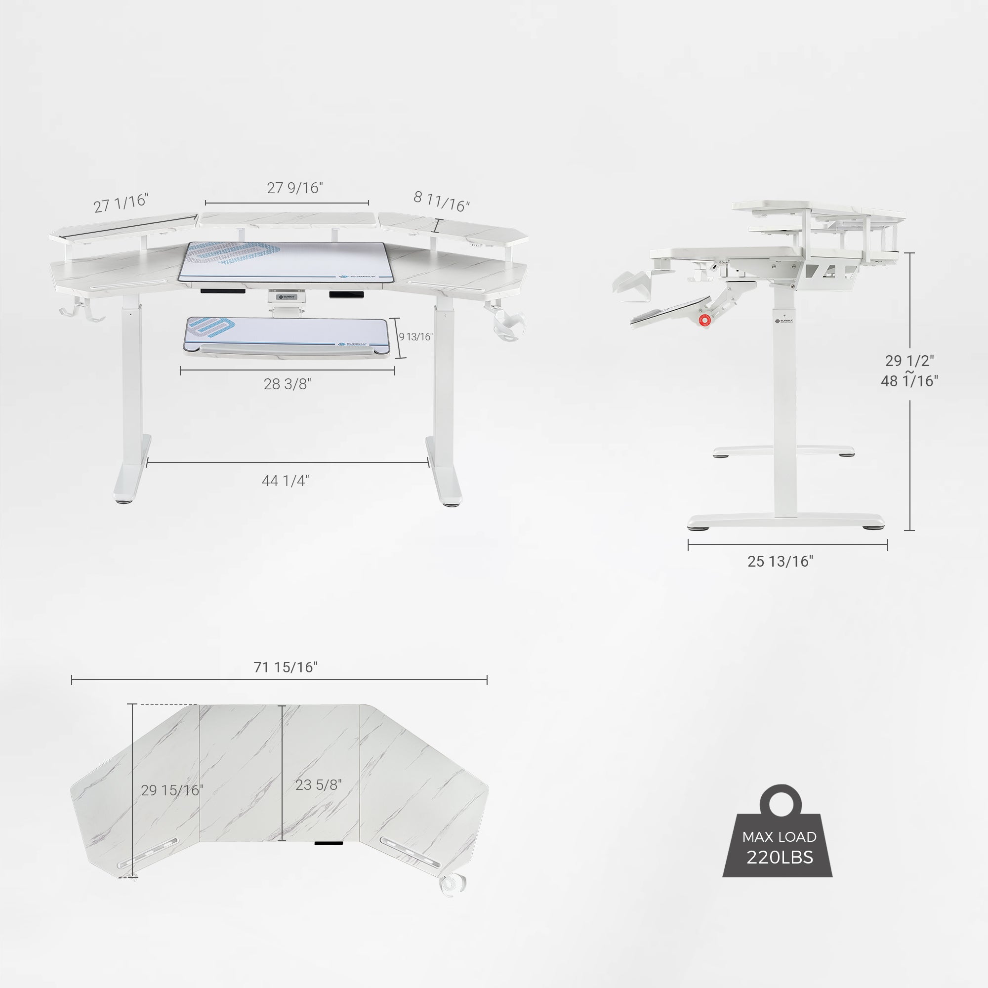 minimalist standing desk