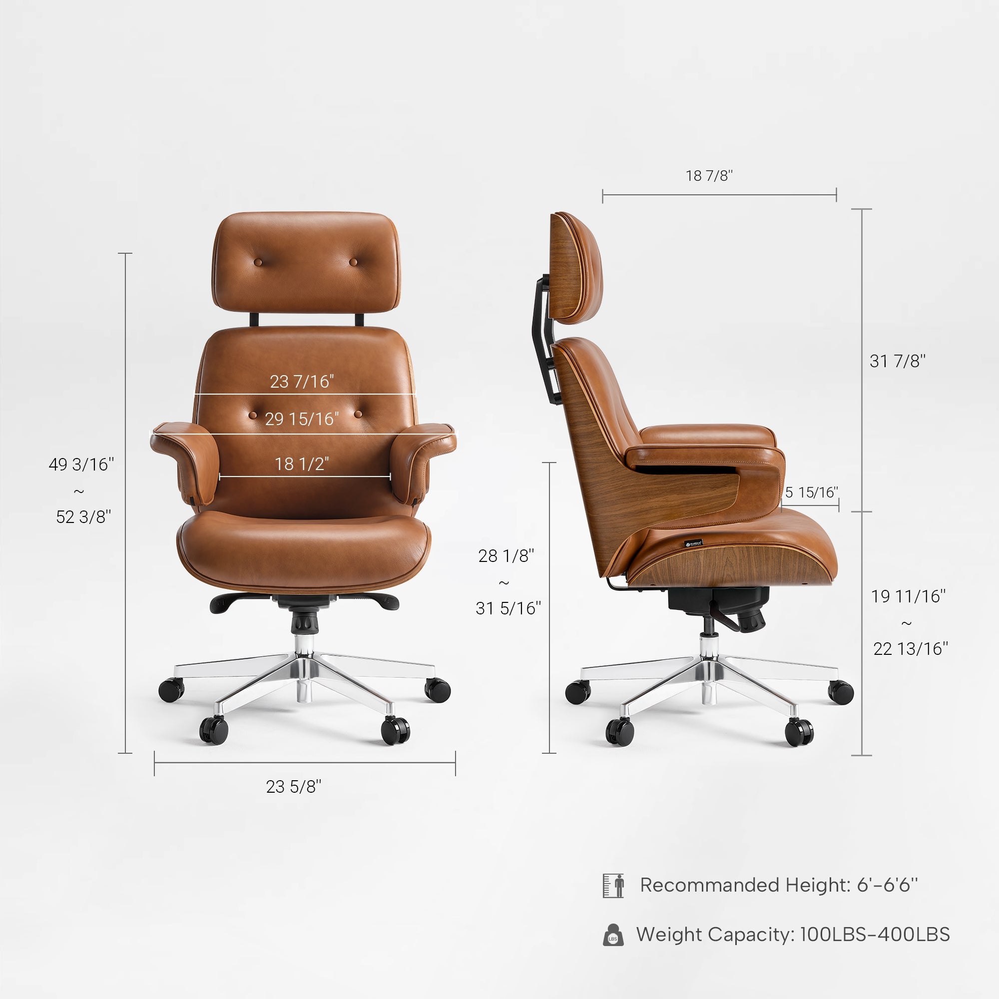Mathias, Napa Leather Executive Office Chair