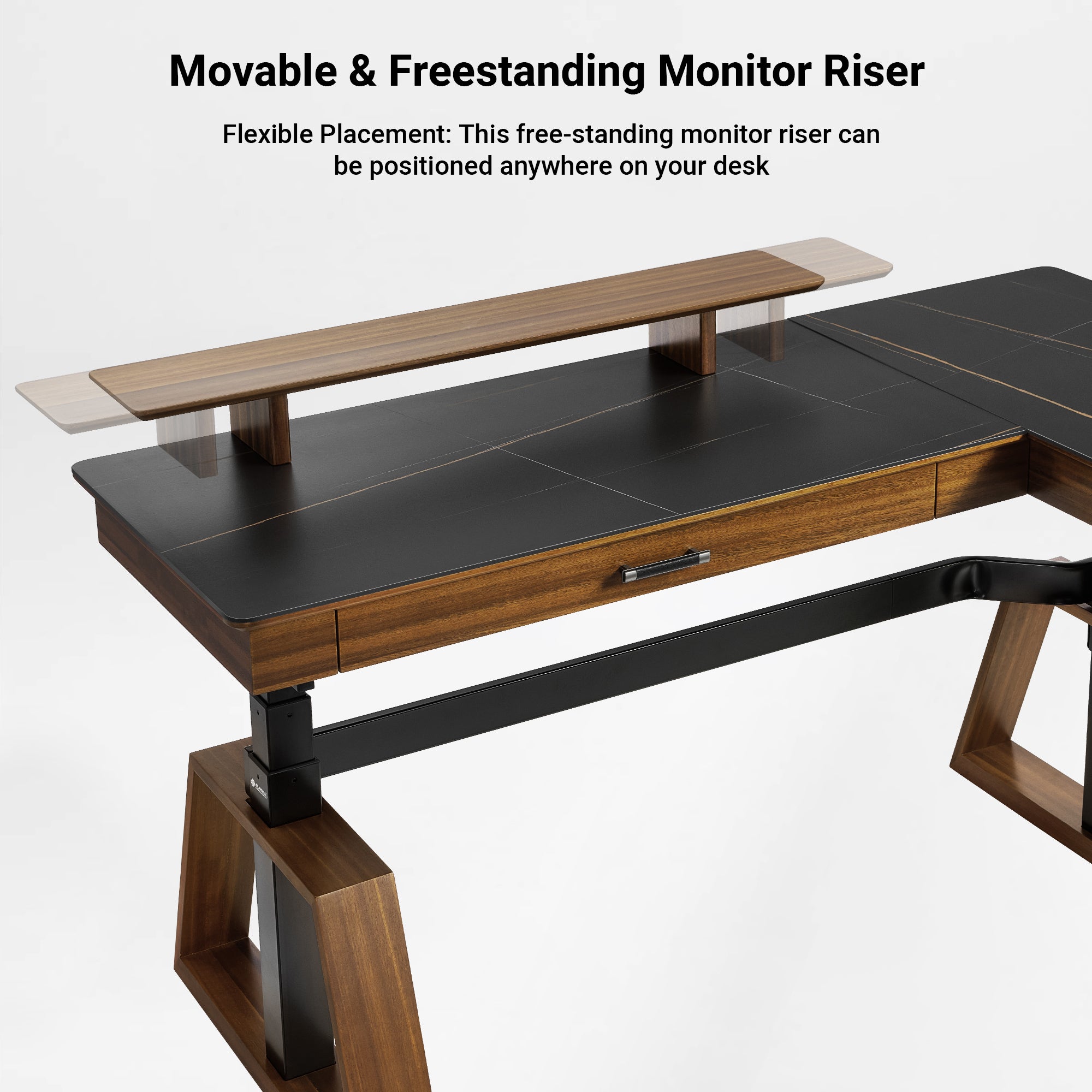 Ark Pro L-Shaped Standing Desk (63"x23")