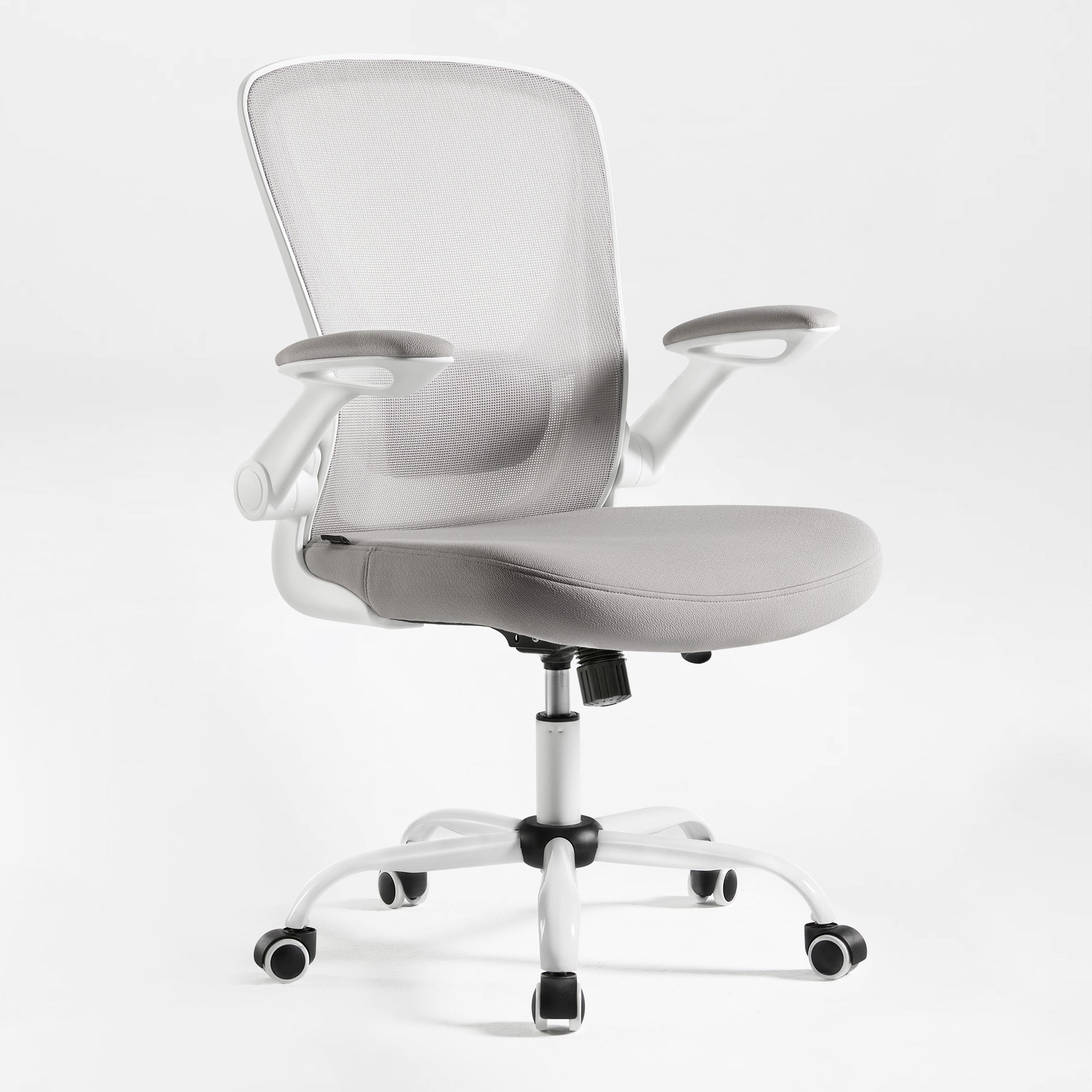 Onyx Ergonomic Office Chair With White Mesh Back, Ergonomic Design for Home Office.