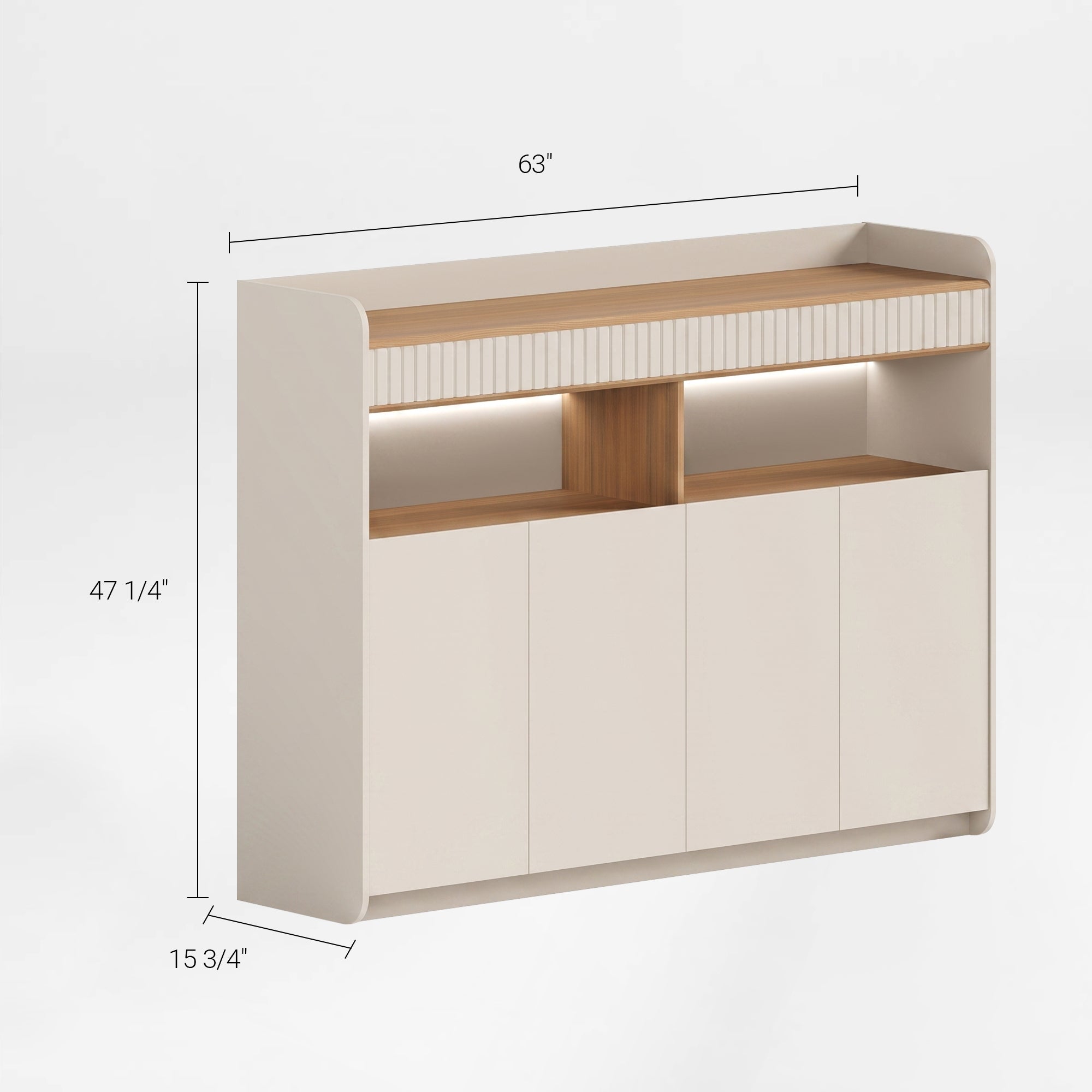 Modern Workstation Storage Cabinet