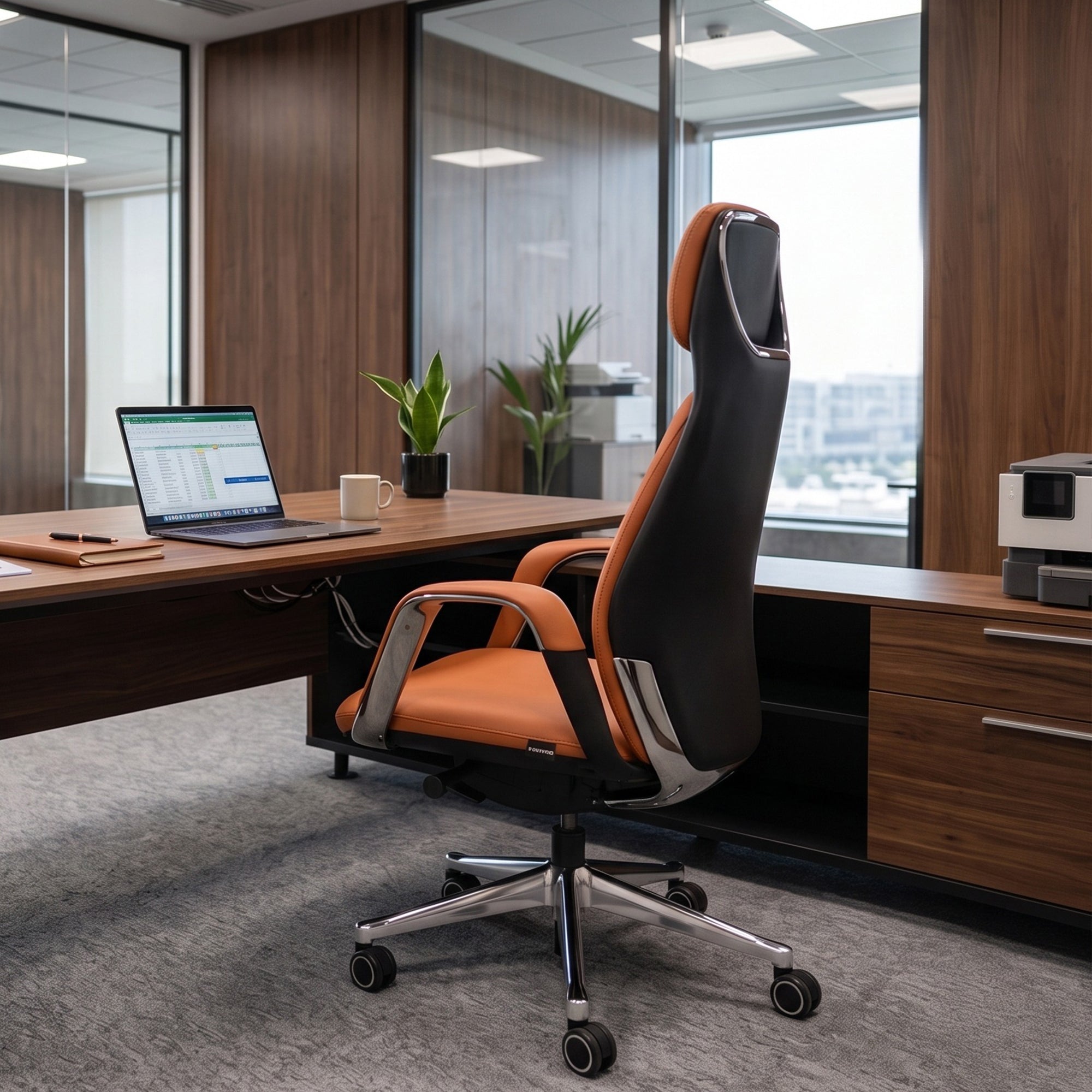 Serene, Napa Leather Executive Office Chair