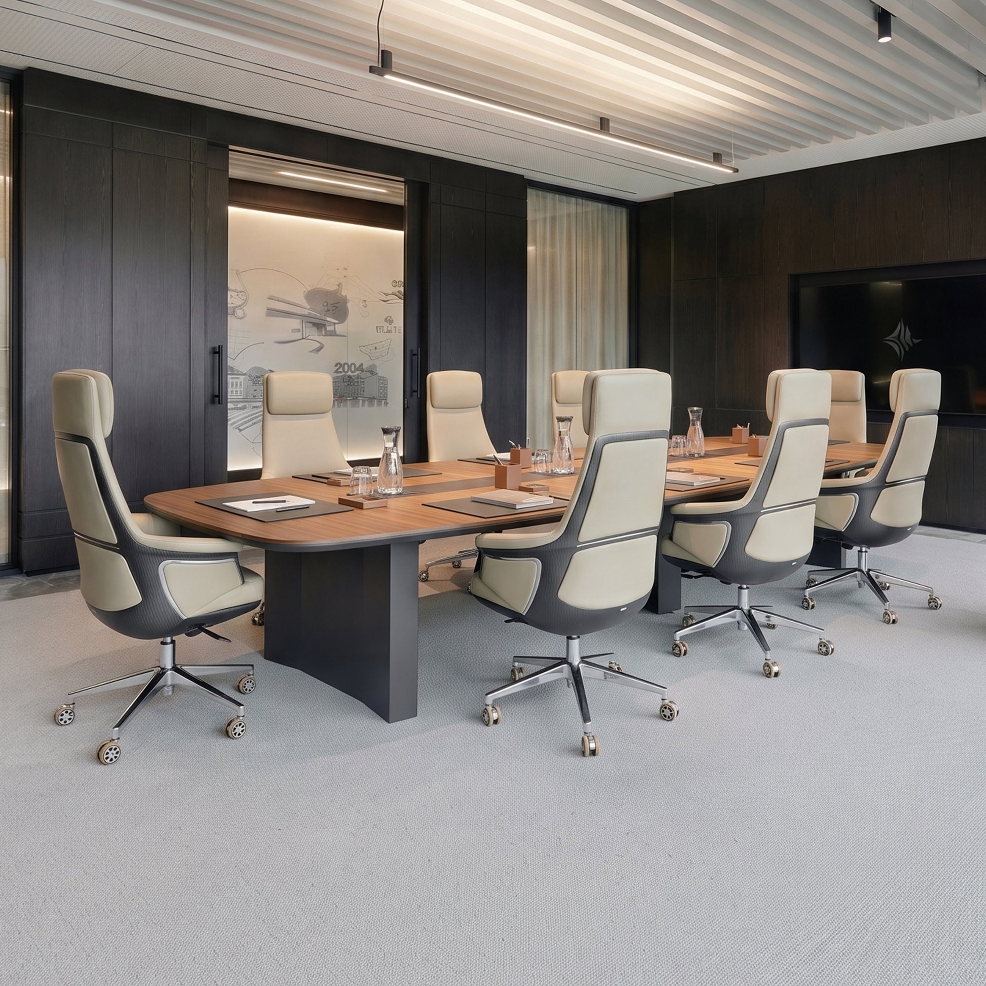 Royal Renee, Microfiber Leather Executive Office Chair
