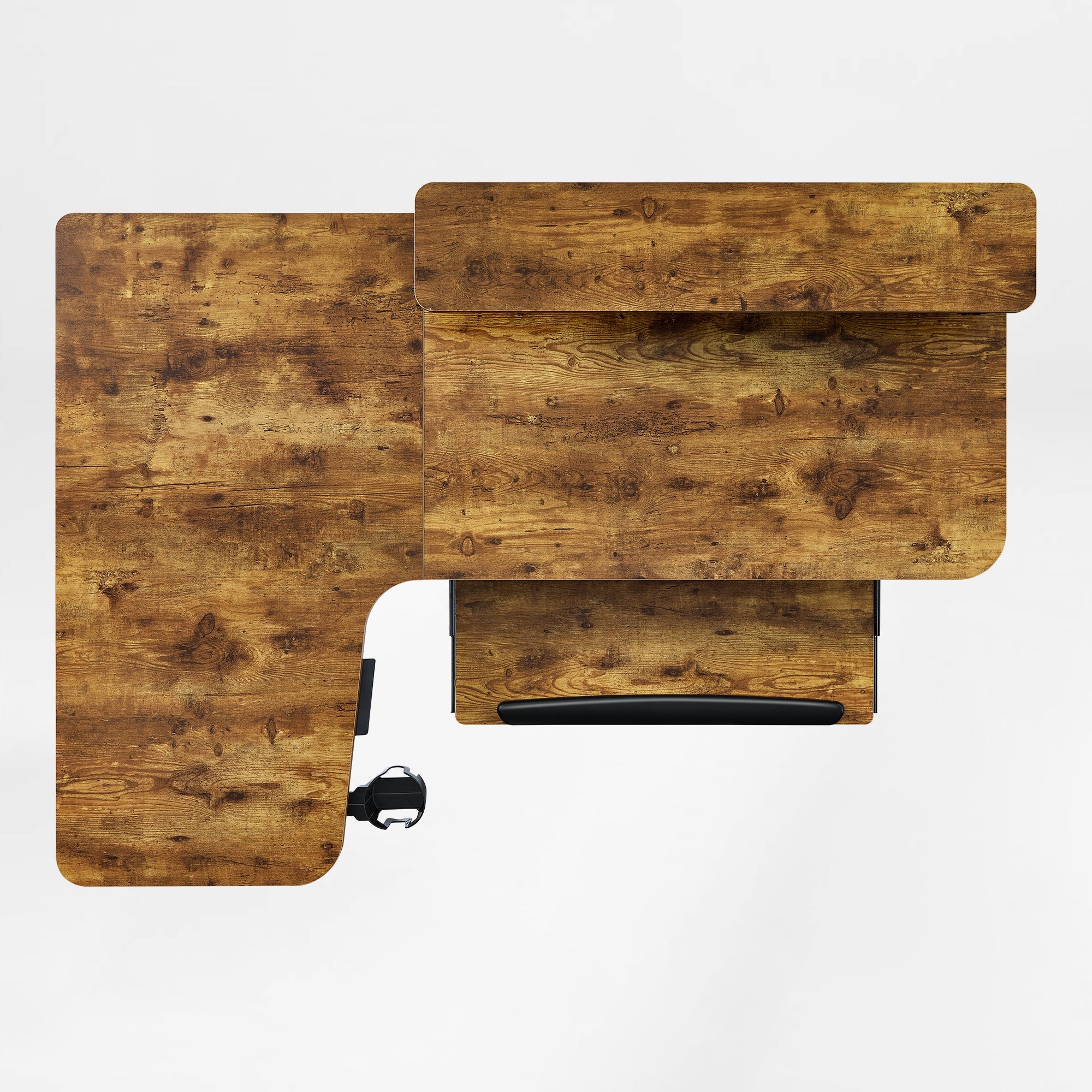 L-Shaped Standing Desk with Accessories Set (60"x23")