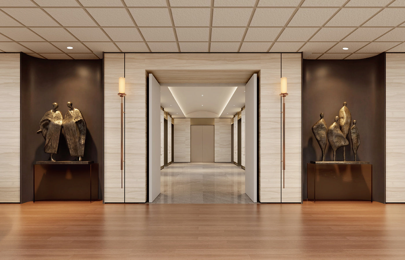 <strong>Elevator Lobby & Reception</strong>