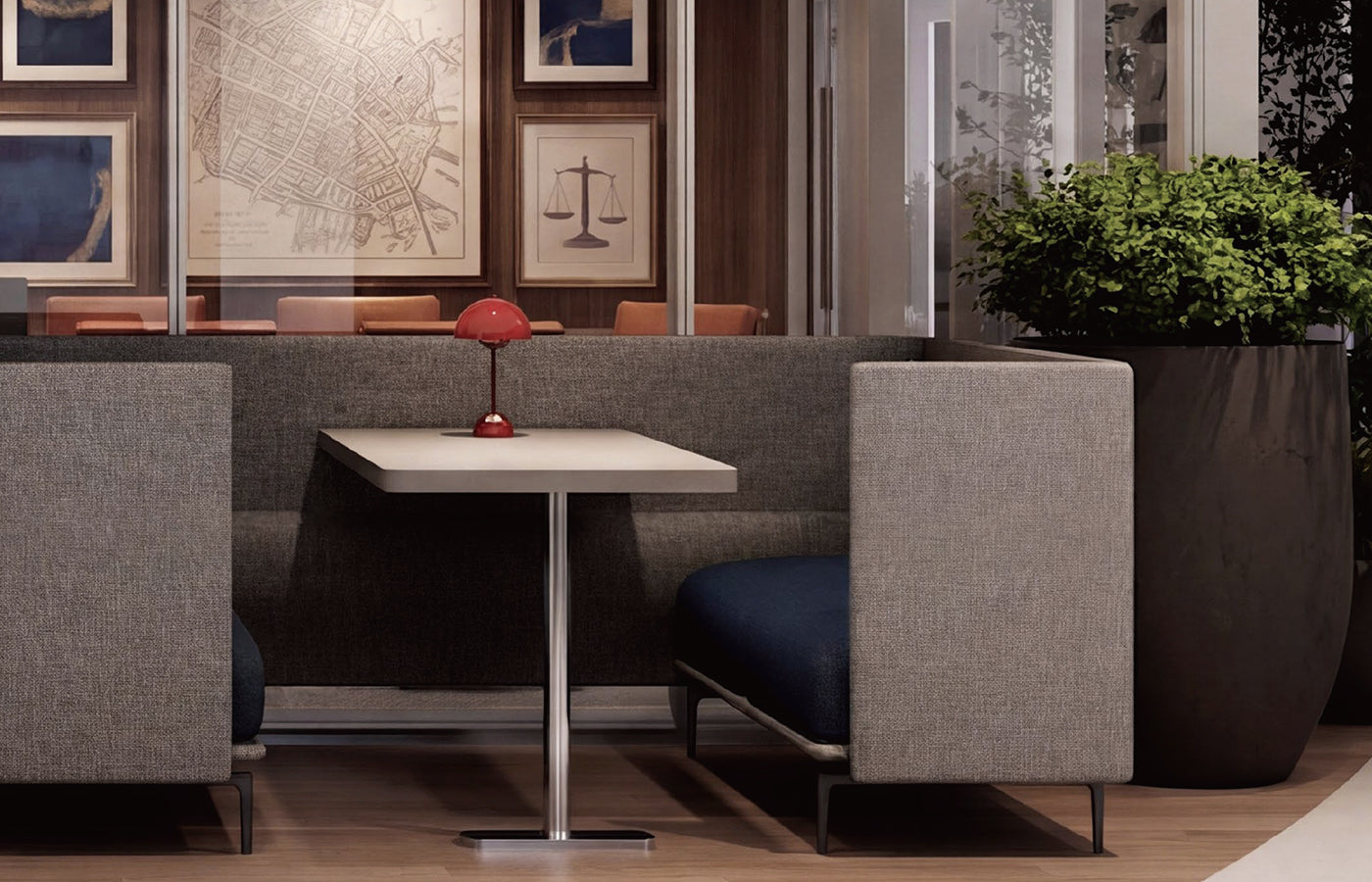 <strong>Booth Seating Area</strong>
