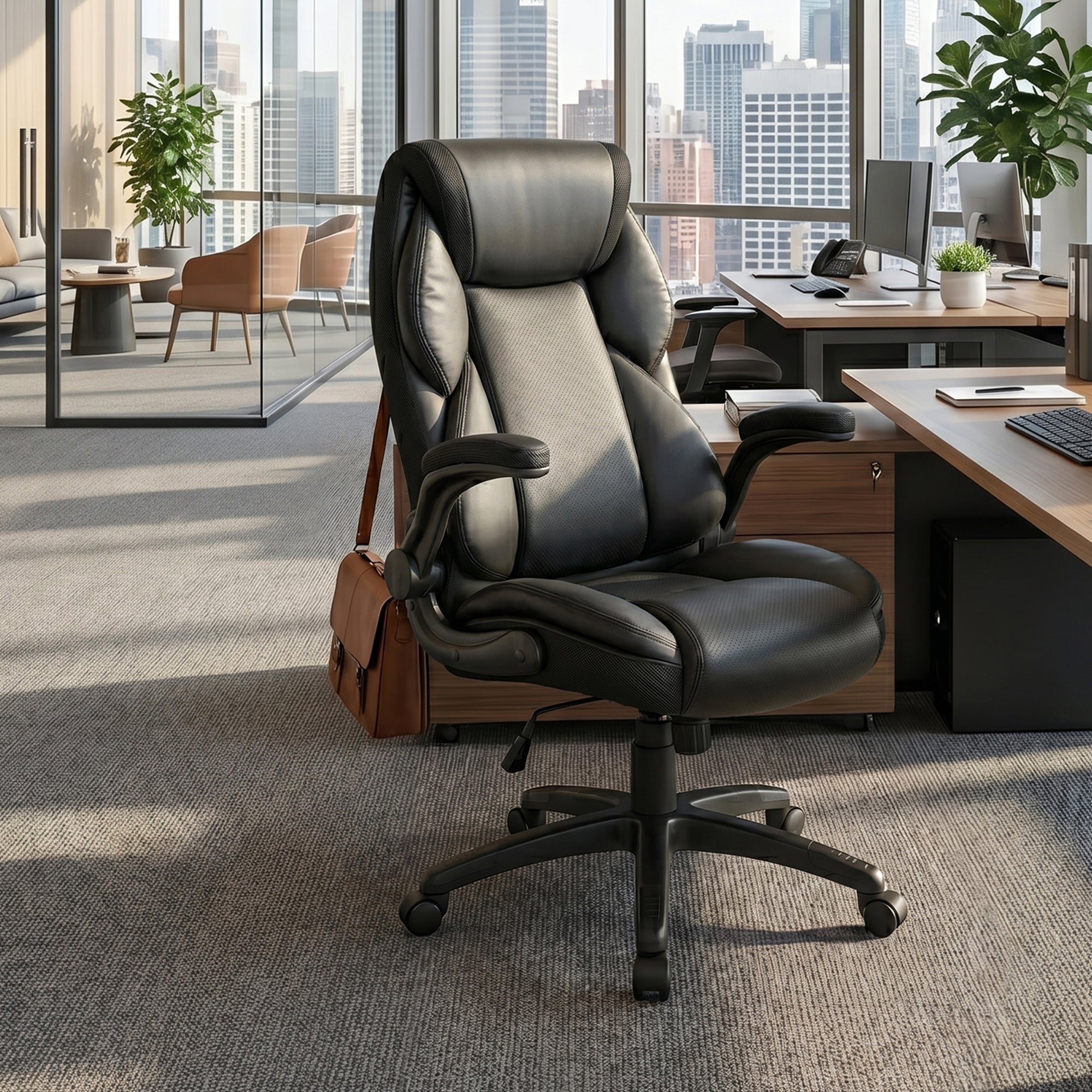 Galene, Faux Leather Office Chair