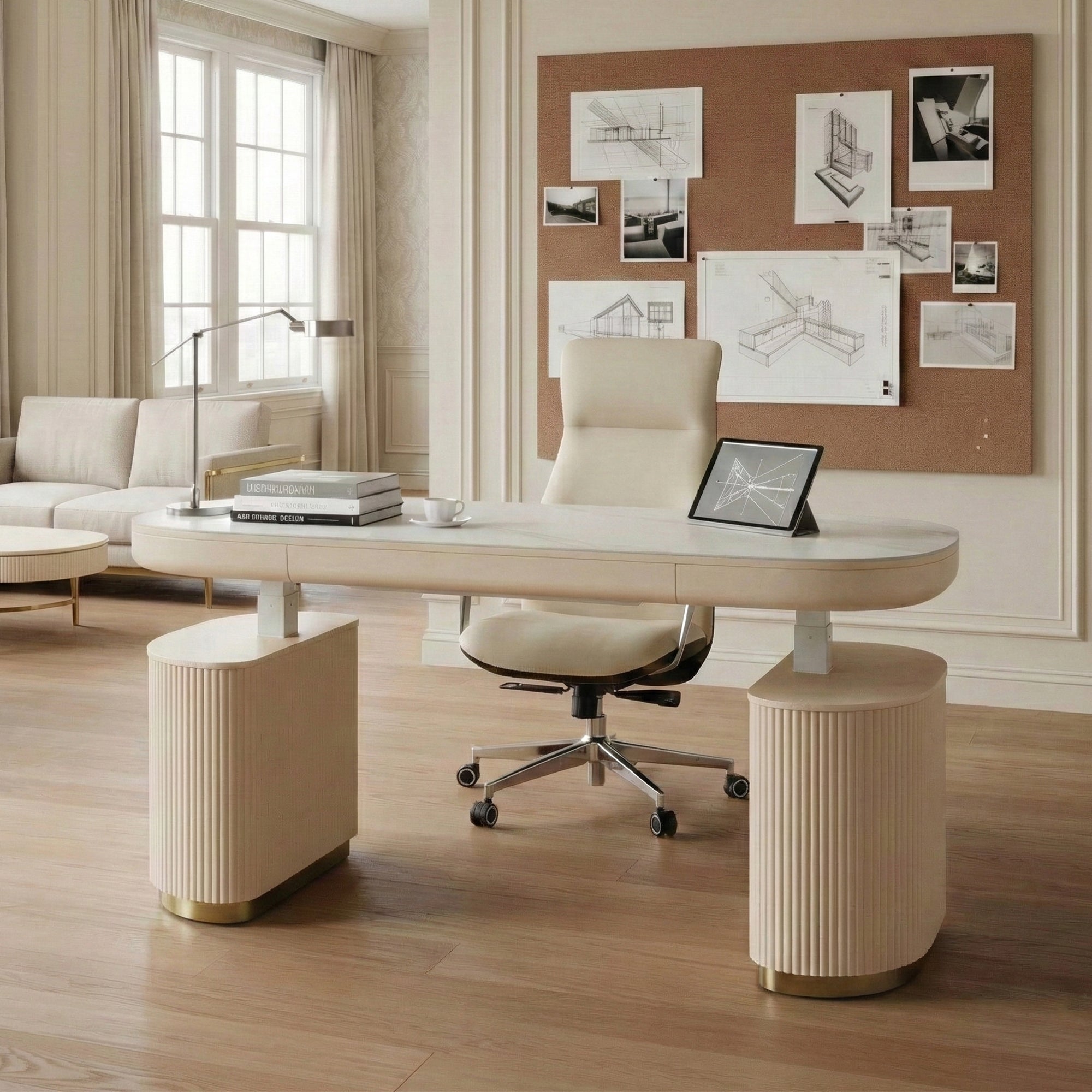 Opal Executive Office Desk (66"x29")