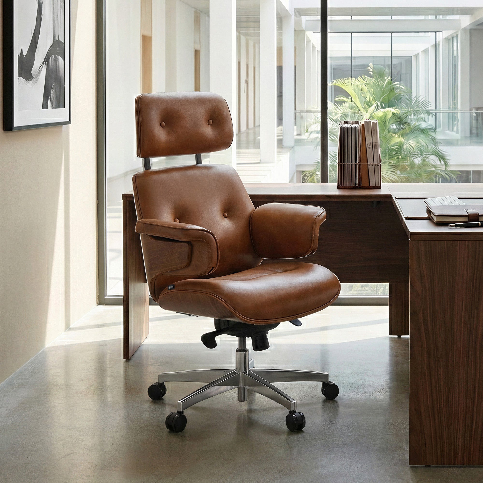 Mathias, Napa Leather Executive Office Chair