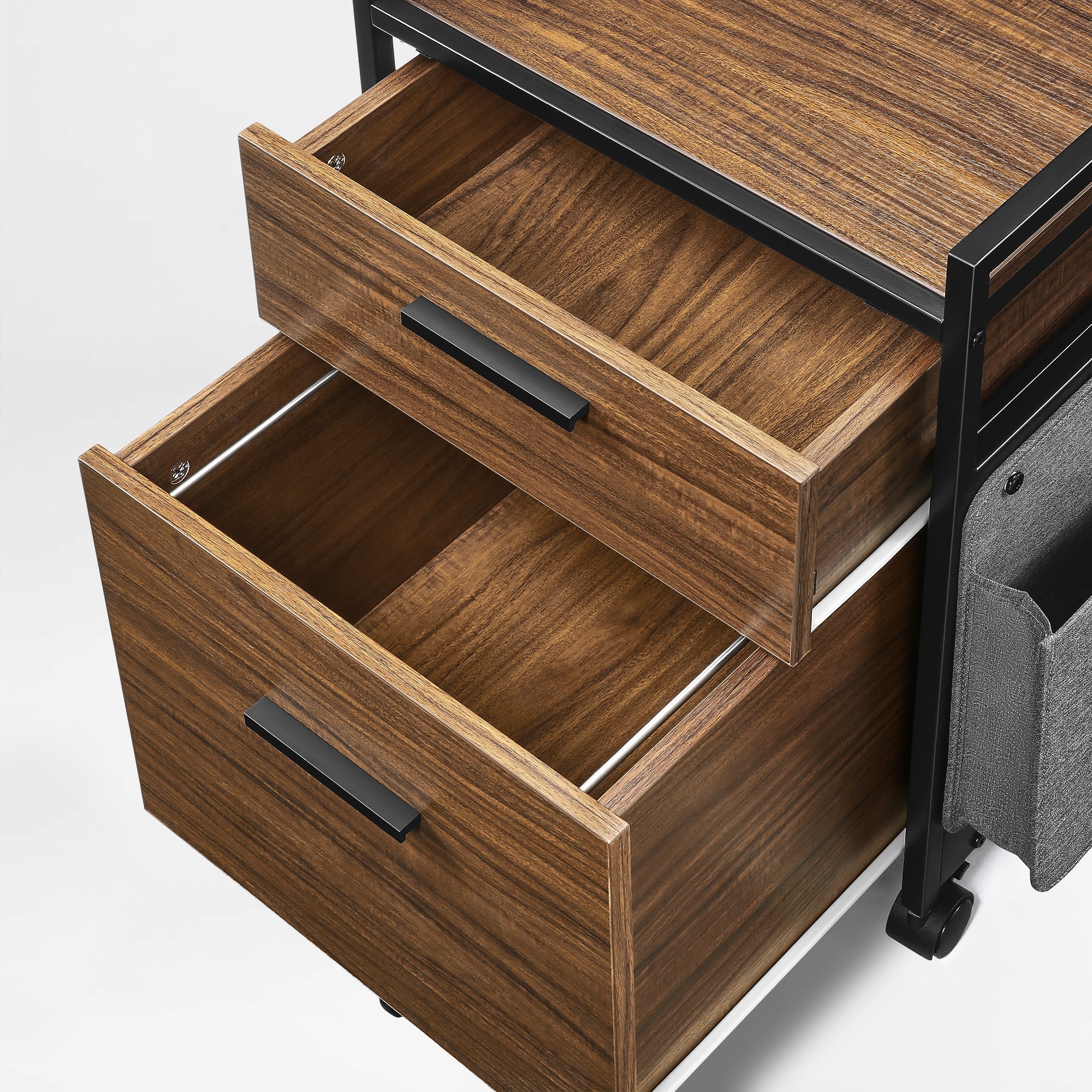 23" Rolling File Cabinet with Drawer