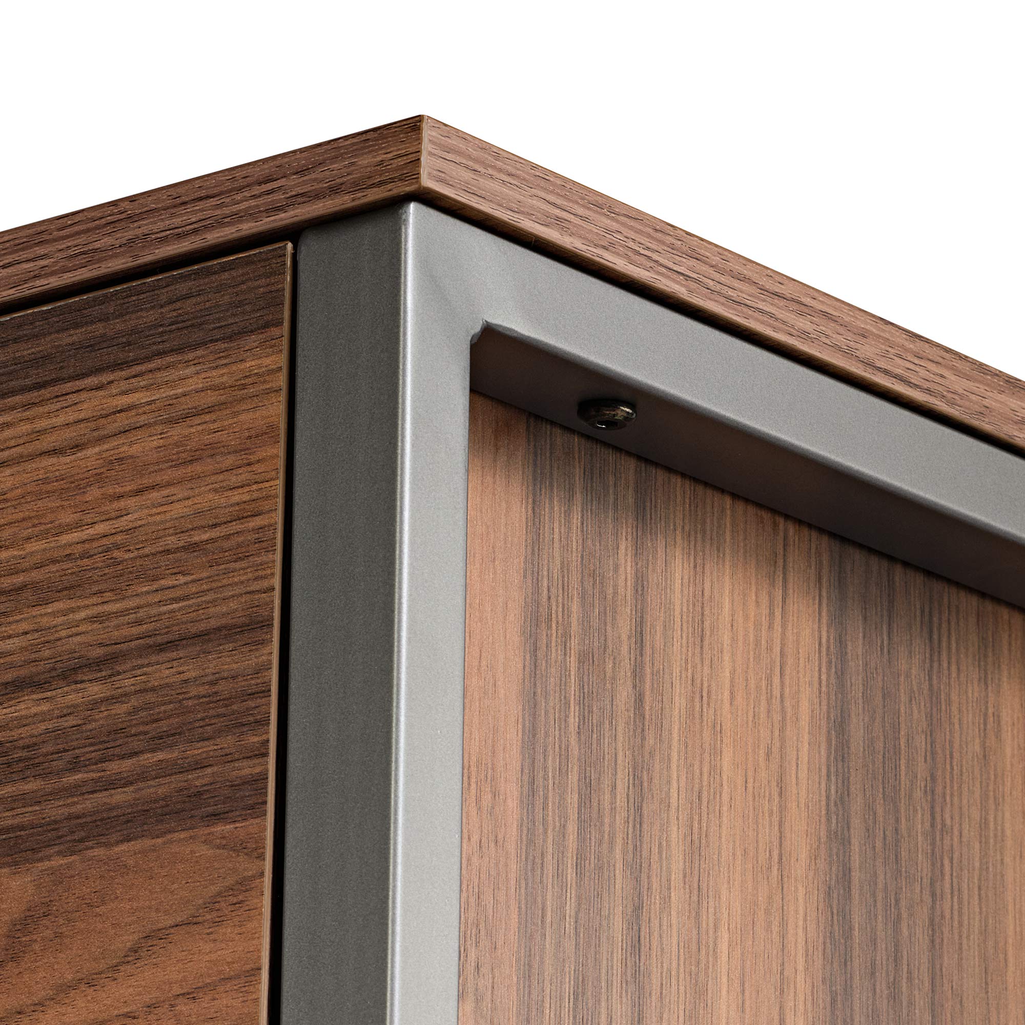 42" Chest 5-Drawers Dresser Accent Cabinet Walnut