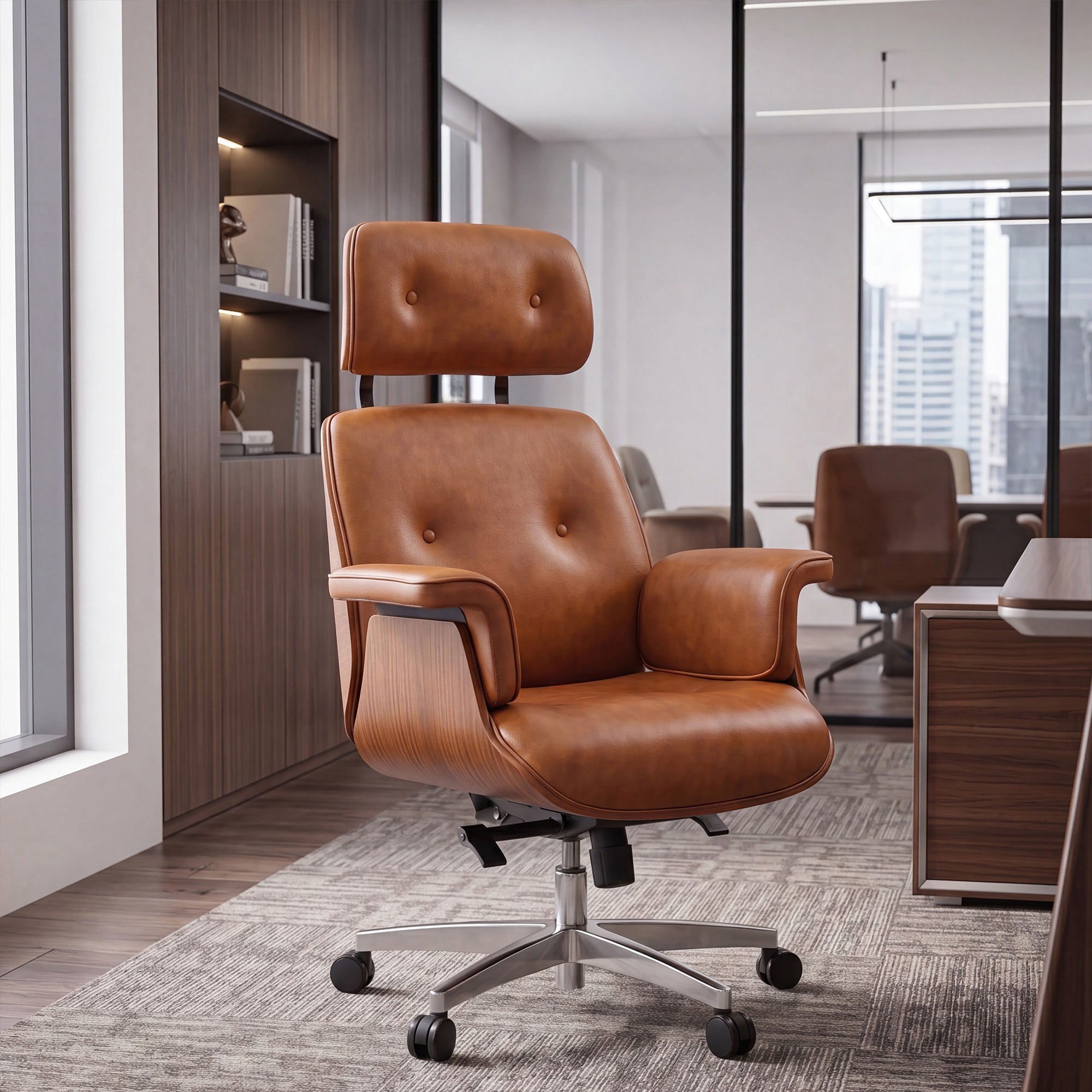 Mathias, Napa Leather Executive Office Chair