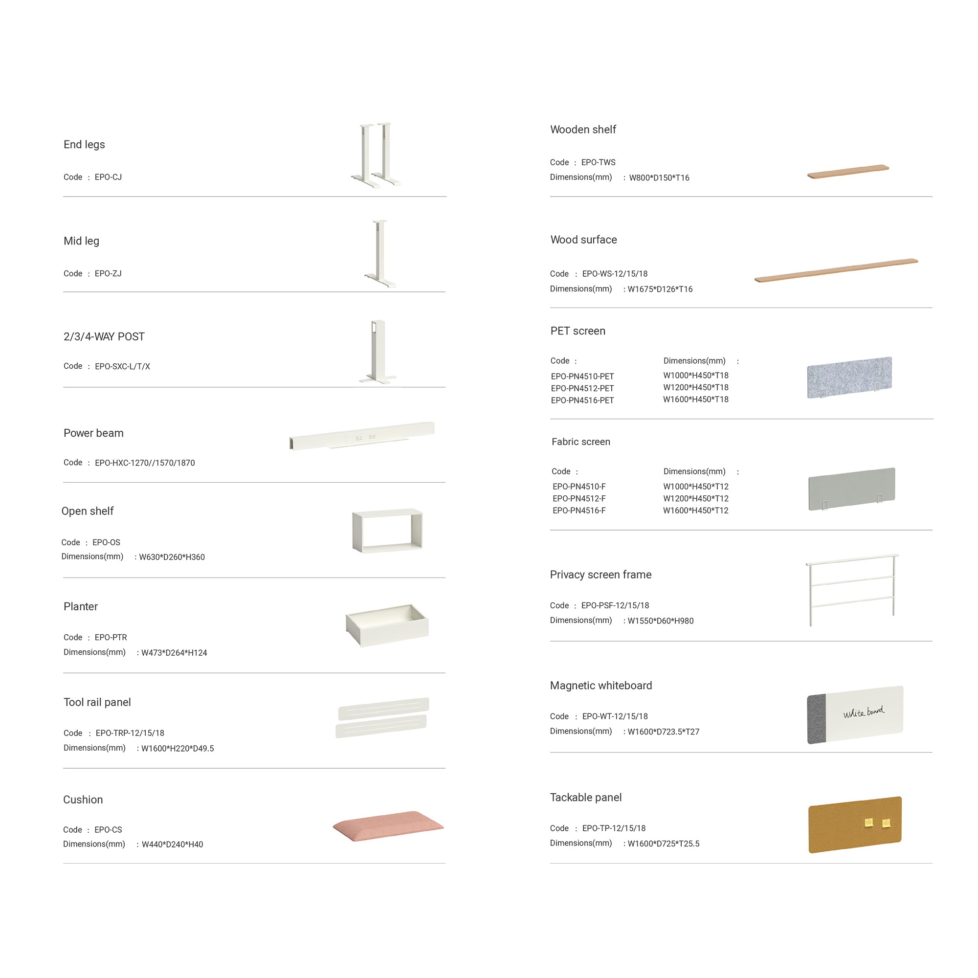 Modren EPO Workstations