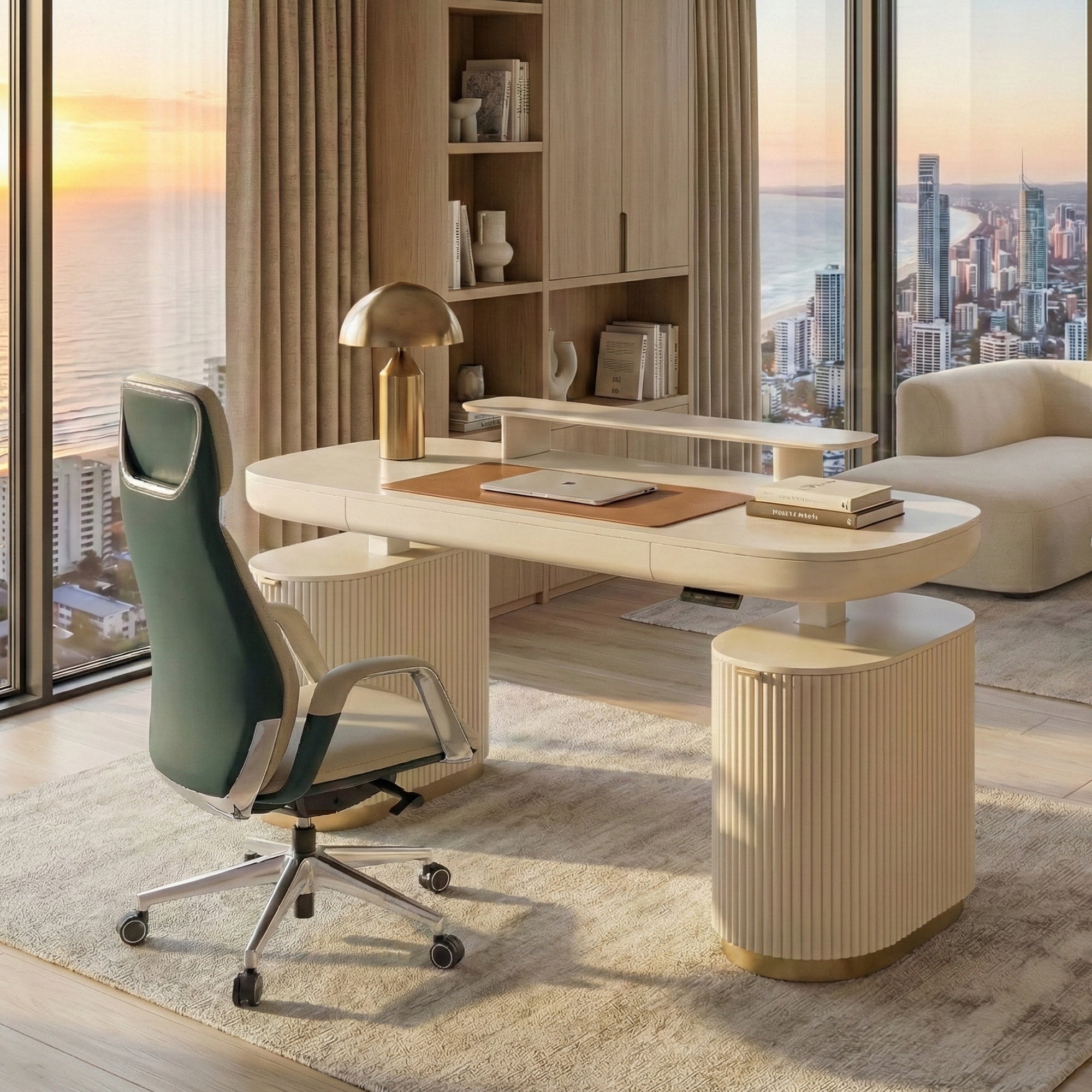 Opal Executive Office Desk (66"x29")